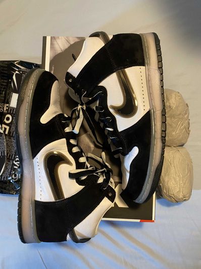 SLAM JAM x NIKE DUNK HIGH "WHITE/CLEAR BLACK"