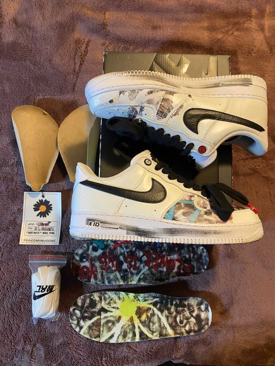 PEACEMINUSONE × Nike Air Force 1 Low "Para-noise/White/Black" / G-DRAGON