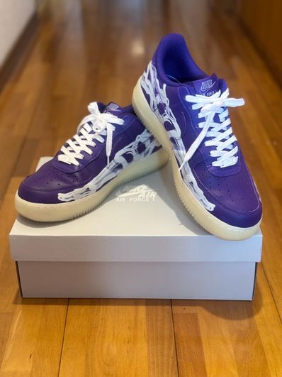 Nike Air Force 1 "Purple Skeleton"