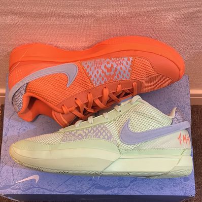 Nike Ja 1 "Bright Mandarin/Vapor Green"(FQ4796-800/FV1288-800)