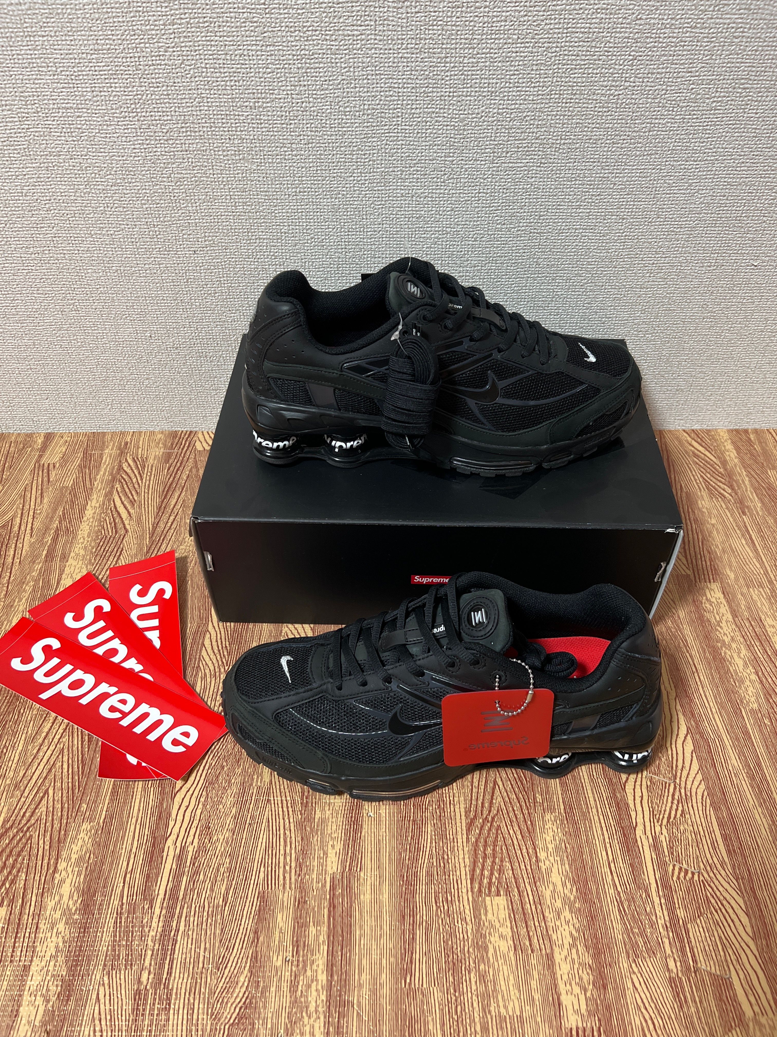 Supreme × Nike Shox Ride 2 "Black/Black-White"