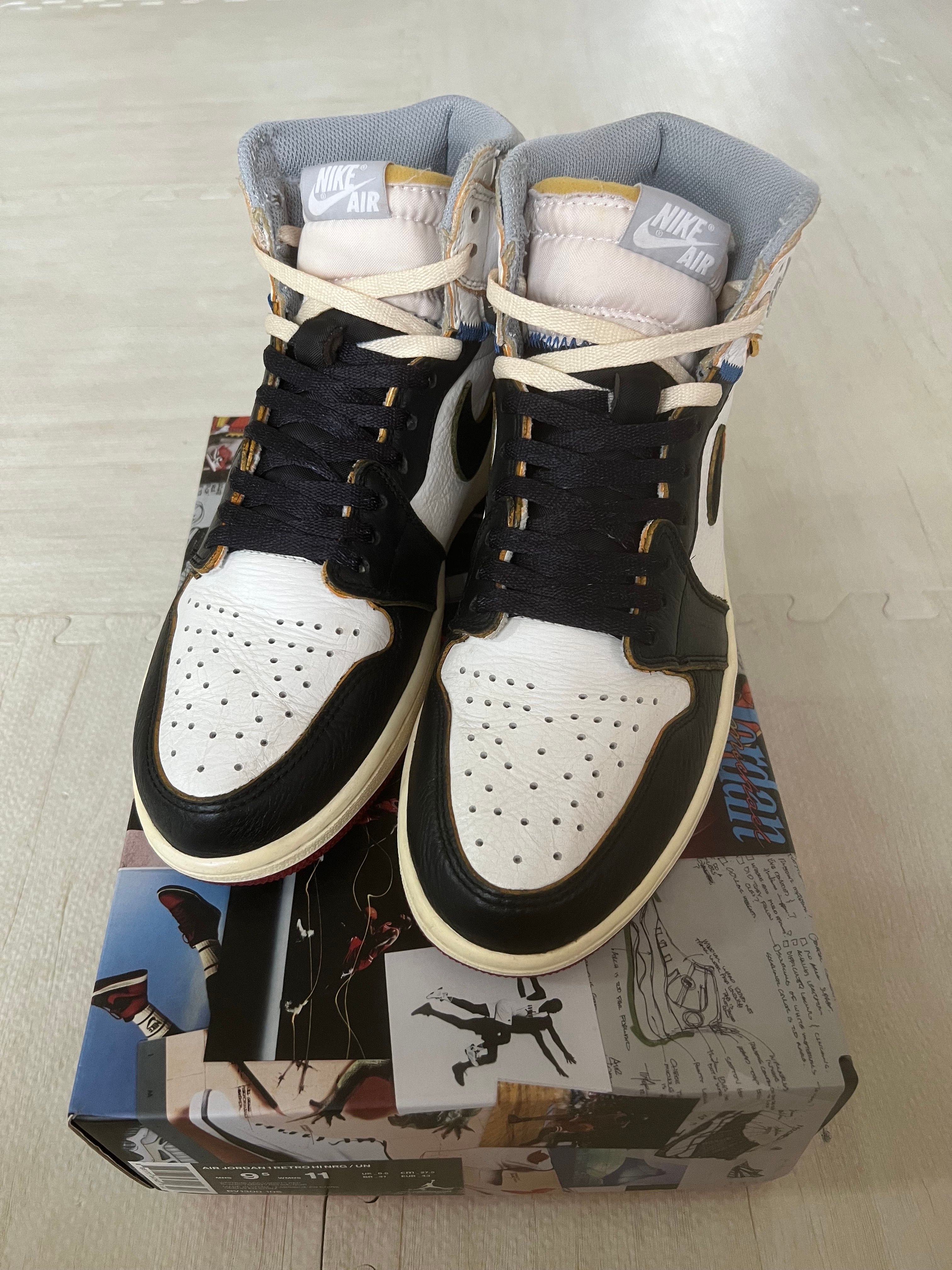 UNION × Nike Air Jordan 1 Retro High OG NRG "Varsity Red/Wolf Grey"