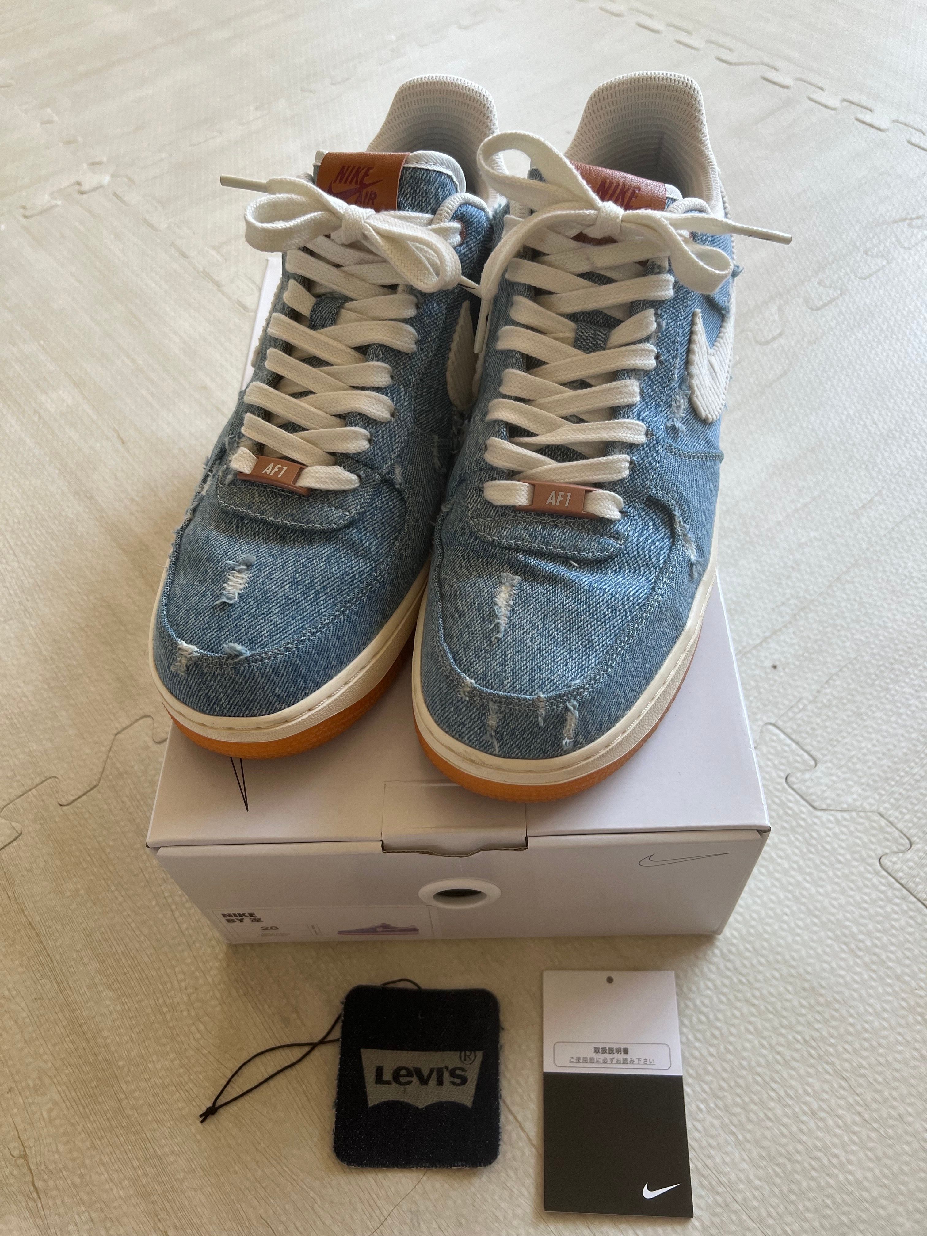 Levi’s®︎ × Nike Air Force 1 Low "White/Denim" (Nike By You)