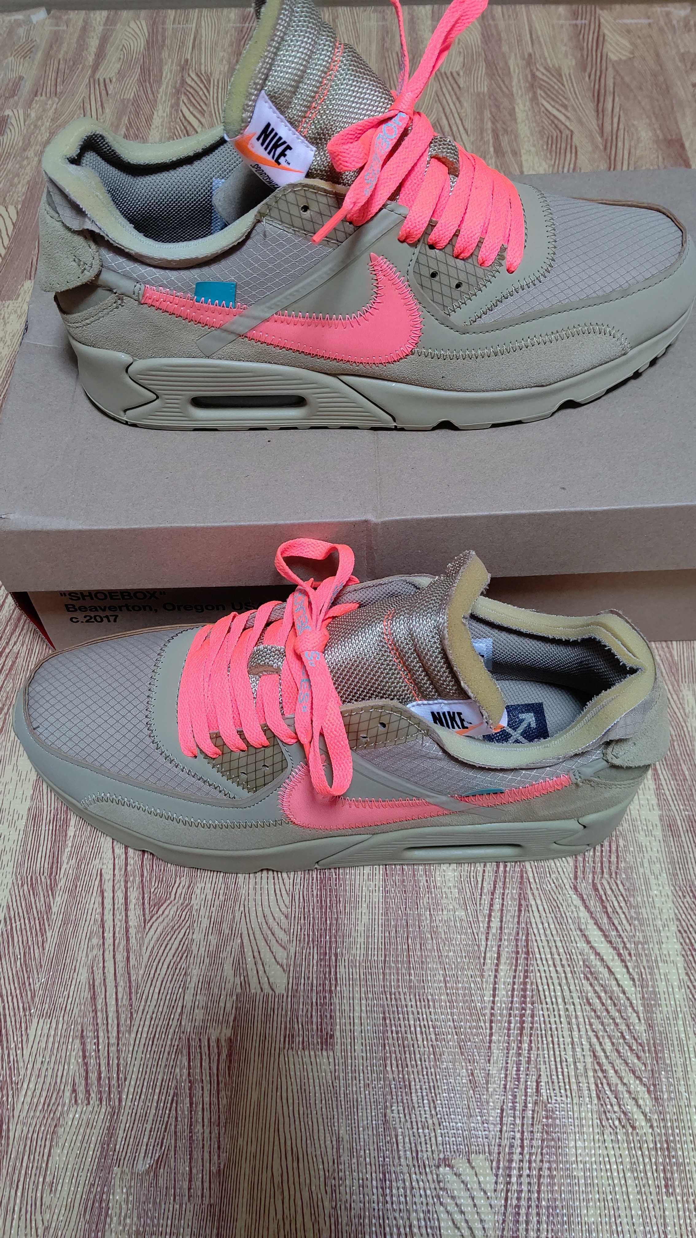 Off-White × Nike Air Max 90 "Desert Ore"