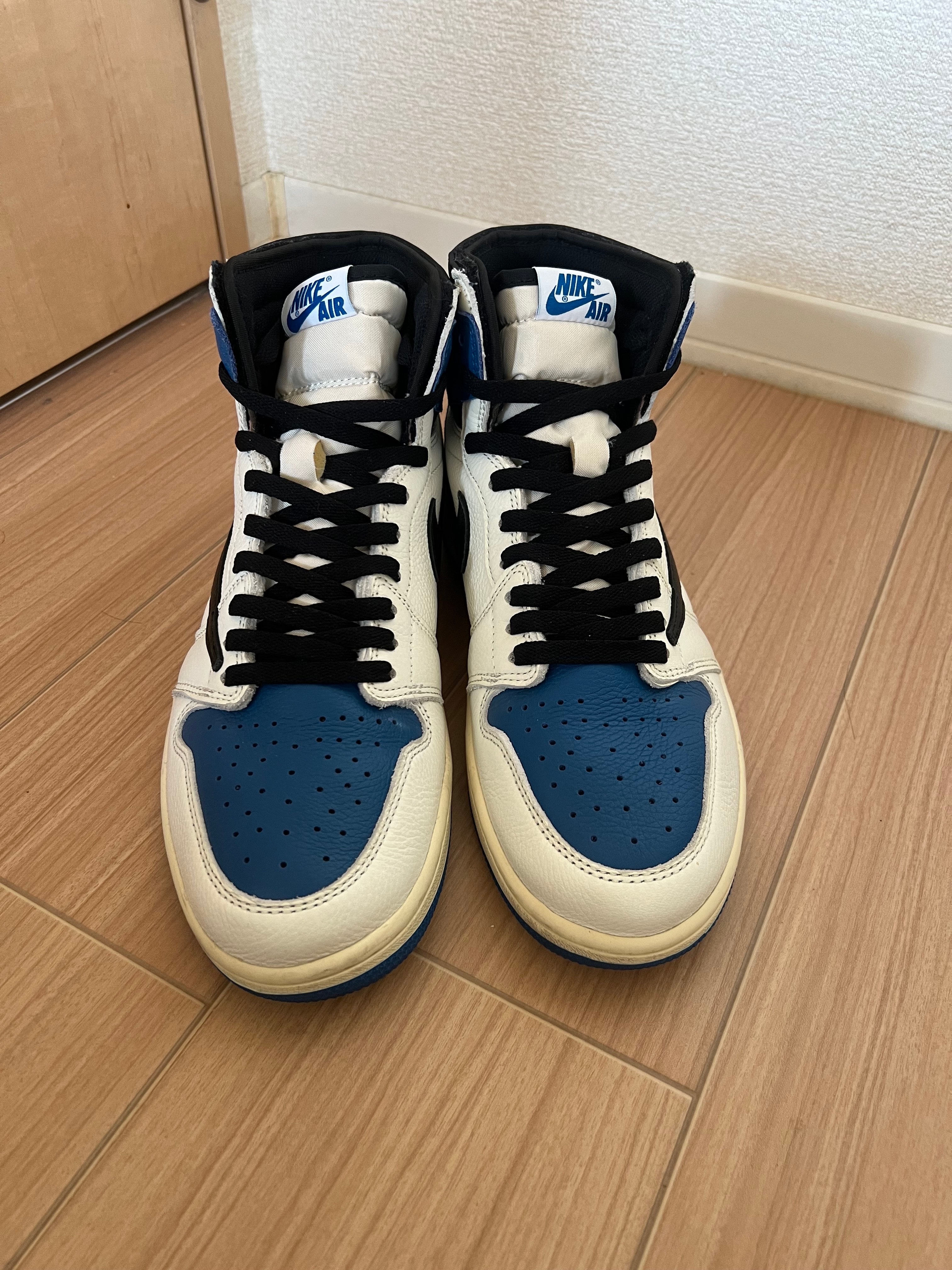 Travis Scott × fragment design × Nike Air Jordan 1 Retro High OG SP "Military Blue"