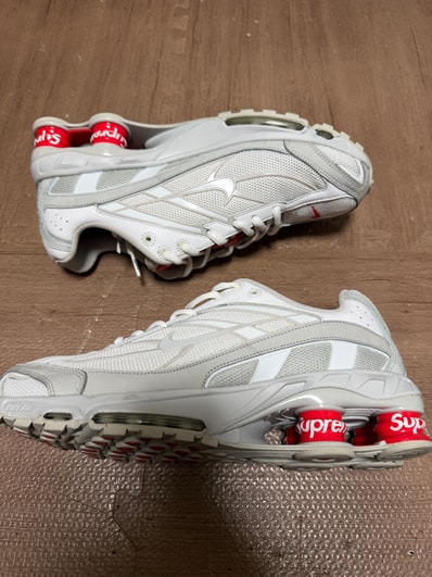 Supreme × Nike Shox Ride 2 "White/Grey Fog/Flat Platinum"