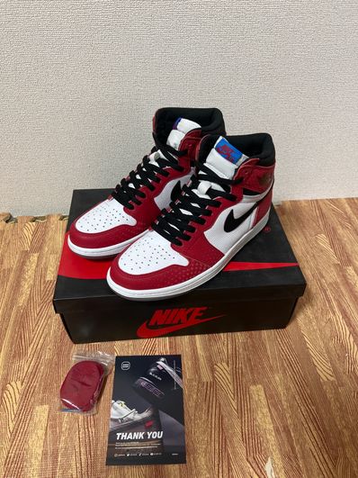 Spiderman × Nike Air Jordan 1 Origin Story "Gym Red/White/Photo Blue/Black"