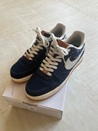 Levi’s®︎ × Nike Air Force 1 Low "White/Denim" (Nike By You)