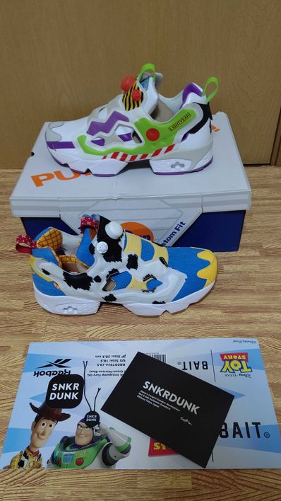 TOY STORY × REEBOK × BAIT INSTAPUMP FURY OG "BUZZ and WOODY"