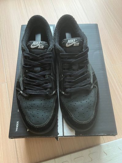 Travis Scott × Nike Air Jordan 1 Low OG SP "Black Phantom"