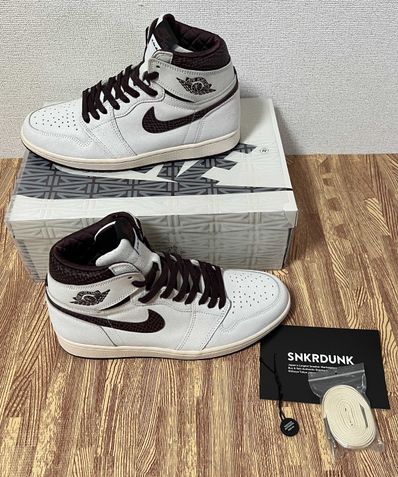 A Ma Maniere × Nike Air Jordan 1 Retro High OG "Sail and Burgundy"