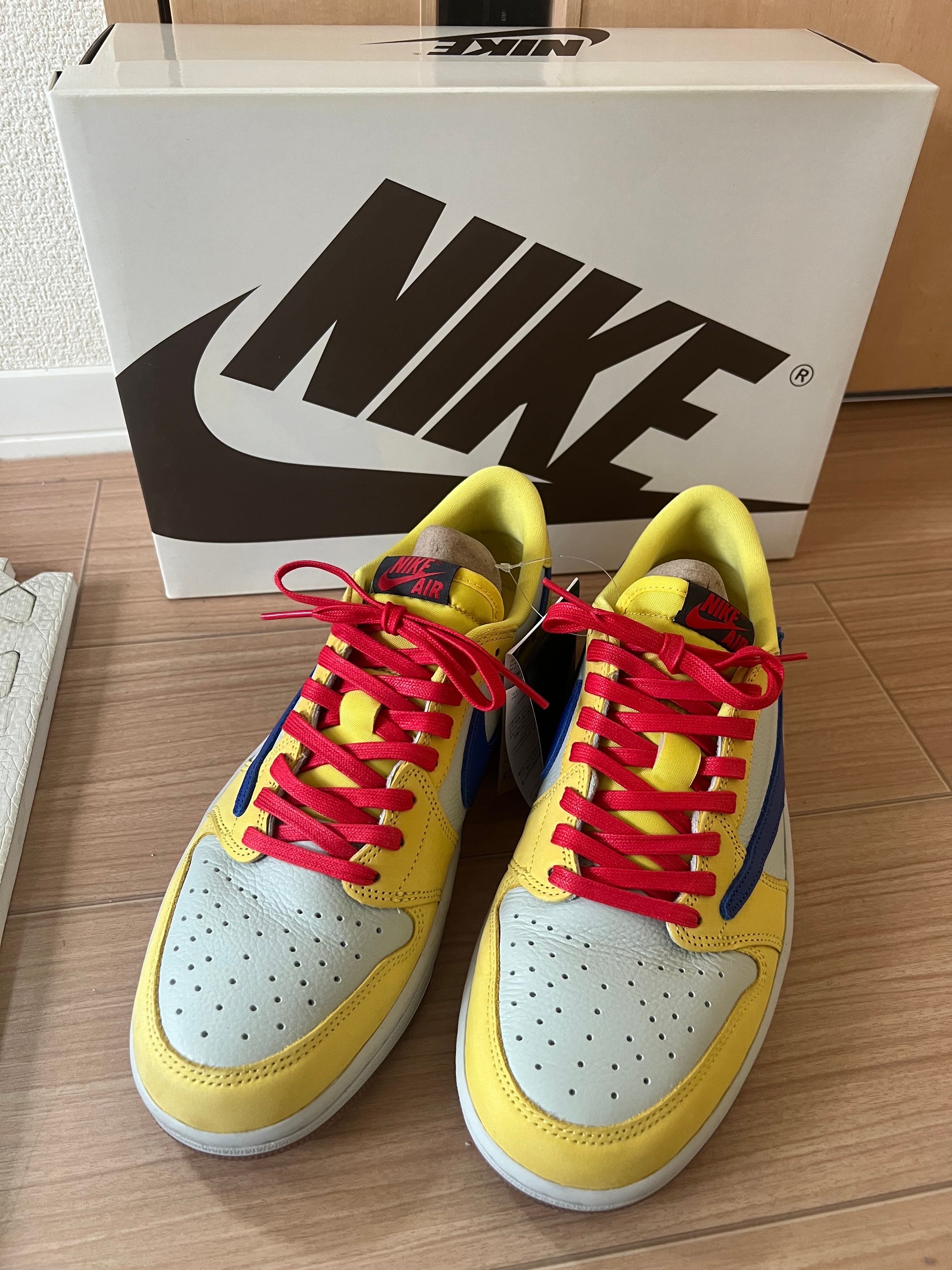 Travis Scott × Nike Women's Air Jordan 1 Retro Low OG "Canary"