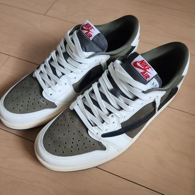 Travis Scott × Nike Air Jordan 1 Low OG SP "Reverse Olive"