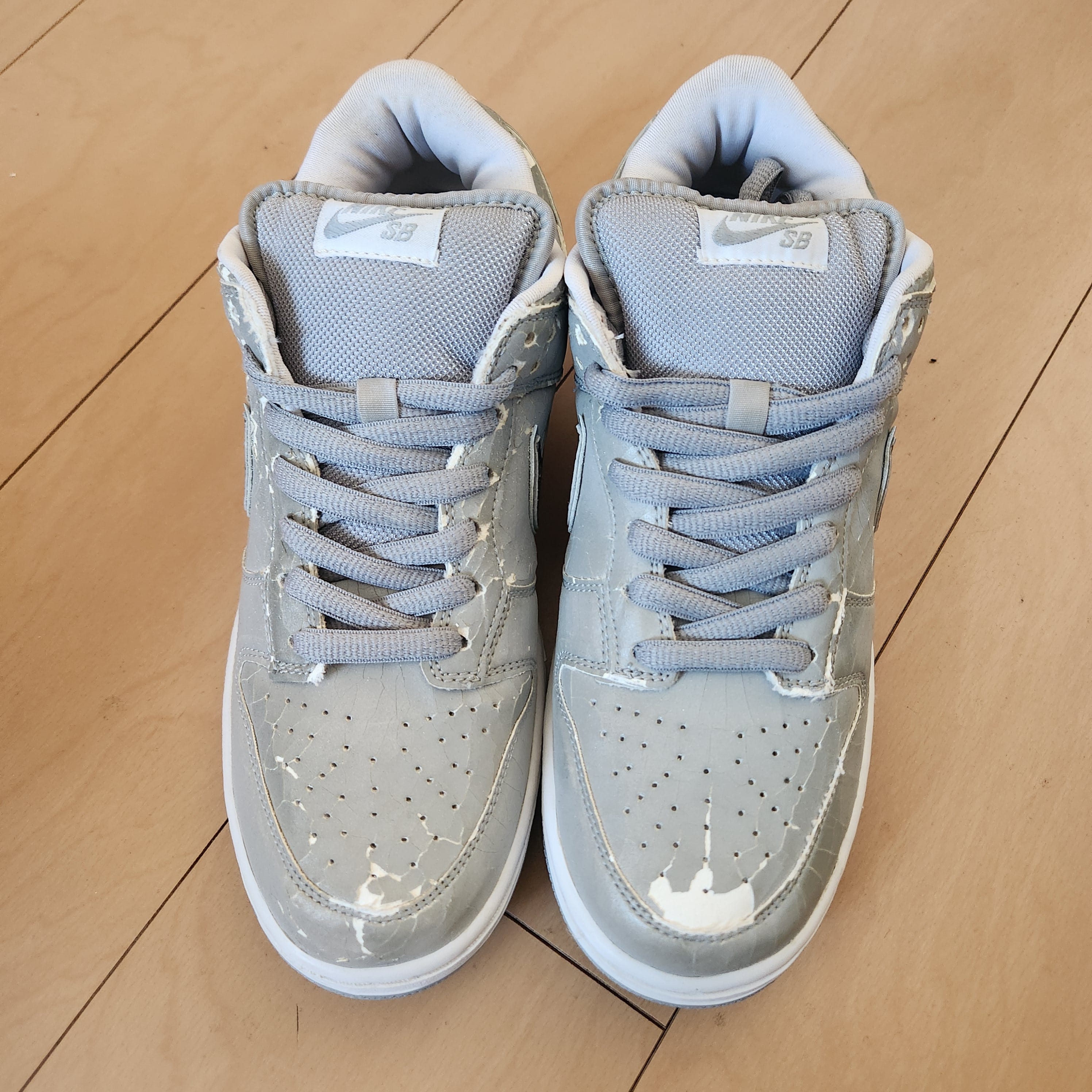 Nike SB Dunk Low Pro Medicom 3 "Silver/Chrome"