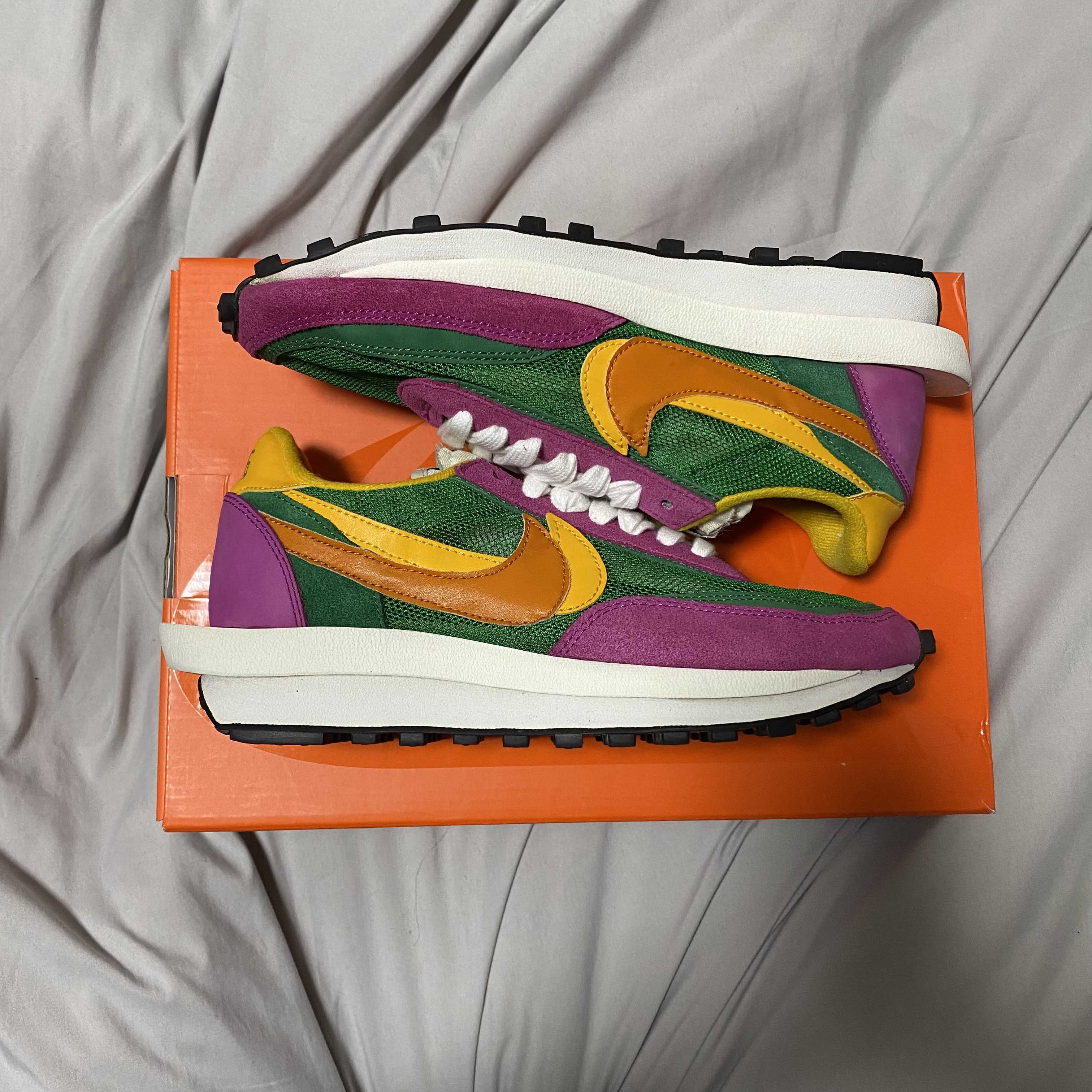 sacai × NIKE LDV WAFFLE "PINE GREEN"