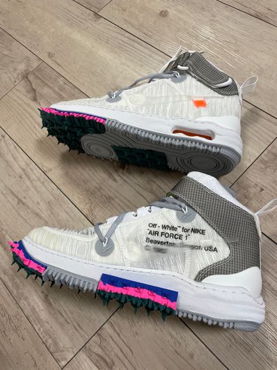 Off-White × Nike Air Force 1 Mid "White"