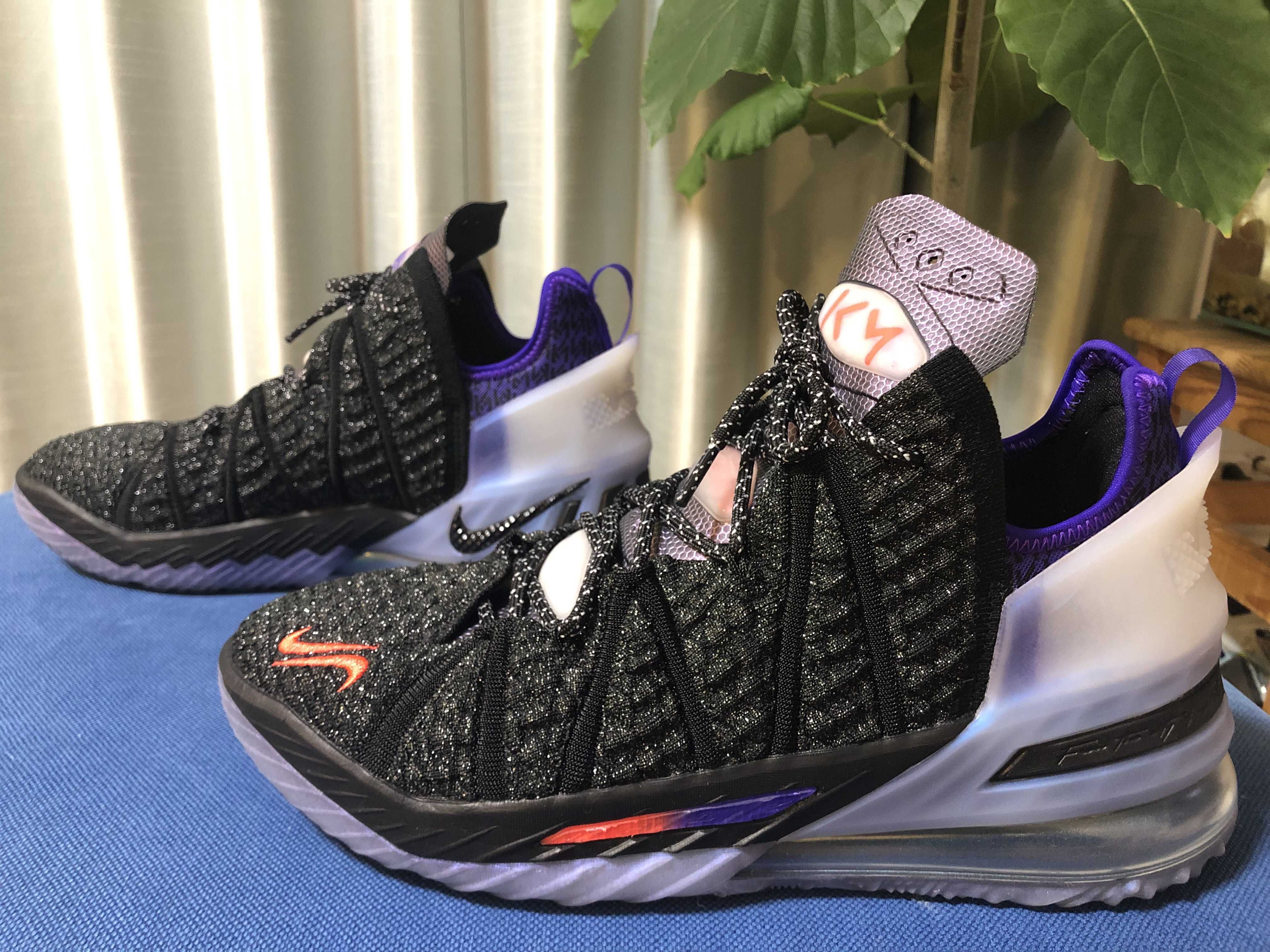 KYLIAN MBAPPE × NIKE LEBRON 18 "BLACK/PURPLE"