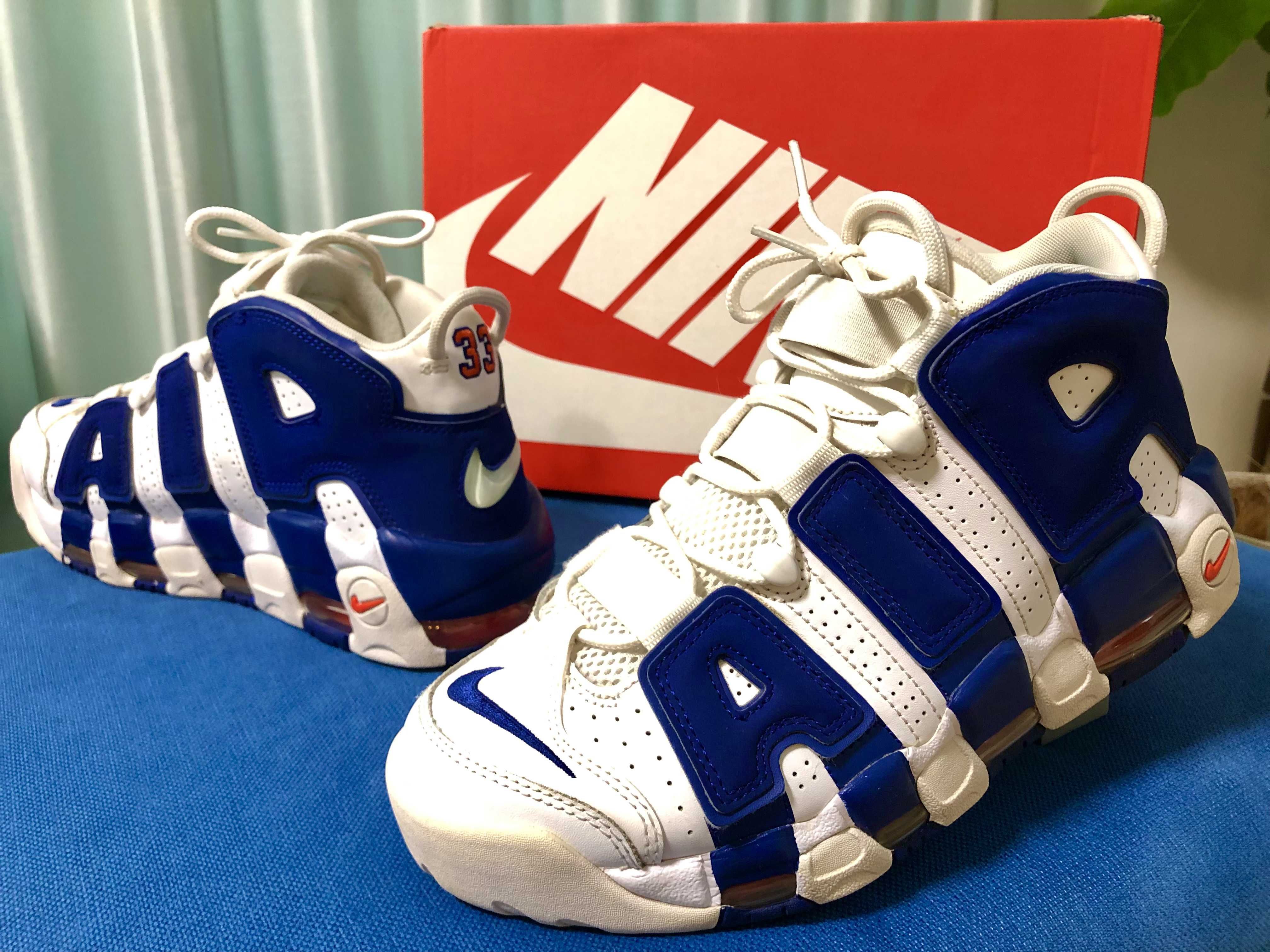 NIKE AIR MORE UPTEMPO 96 "WHITE/DEEP ROYAL BLUE"
