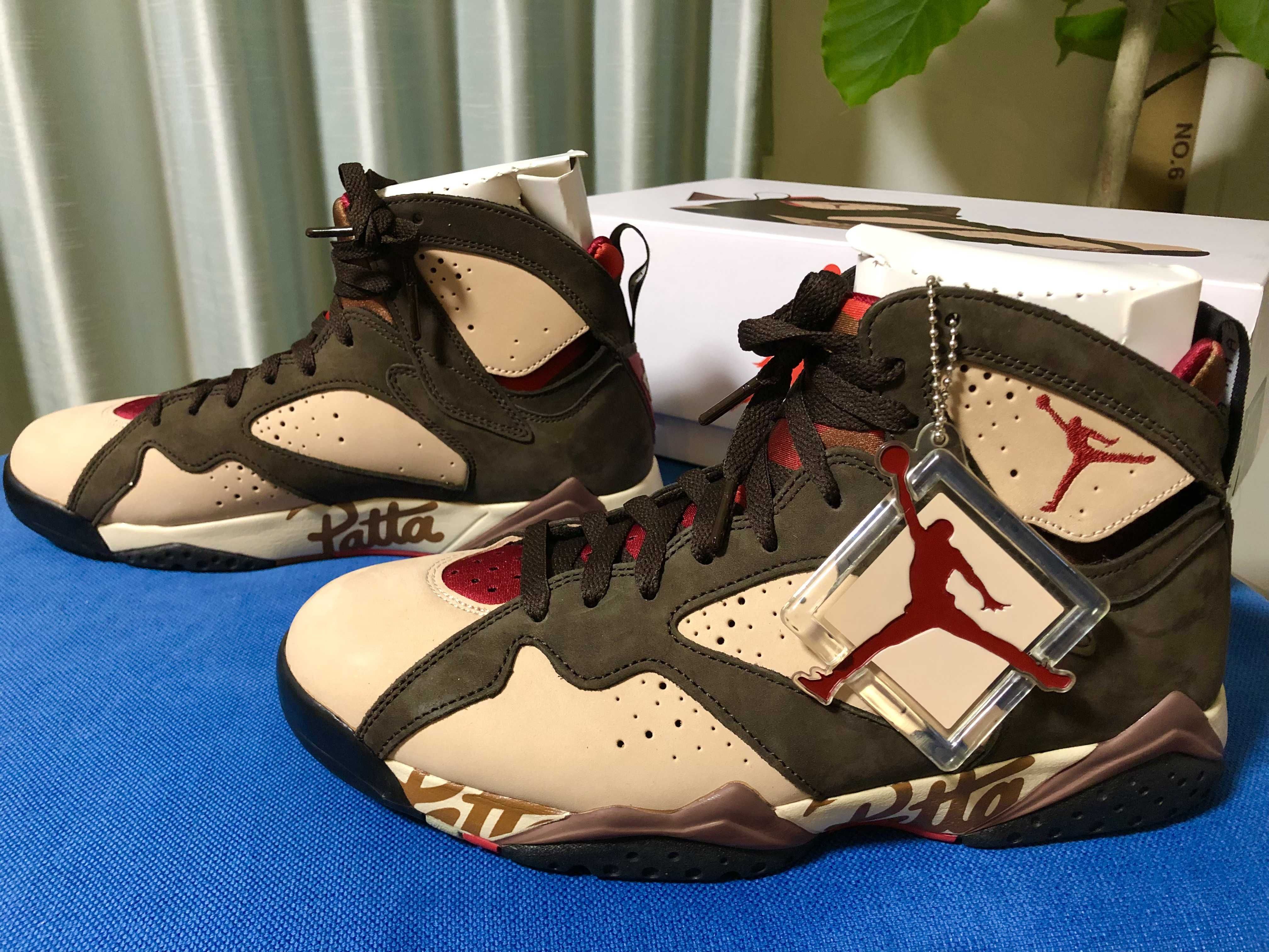 Patta × Nike Air Jordan 7 OG "Brown"