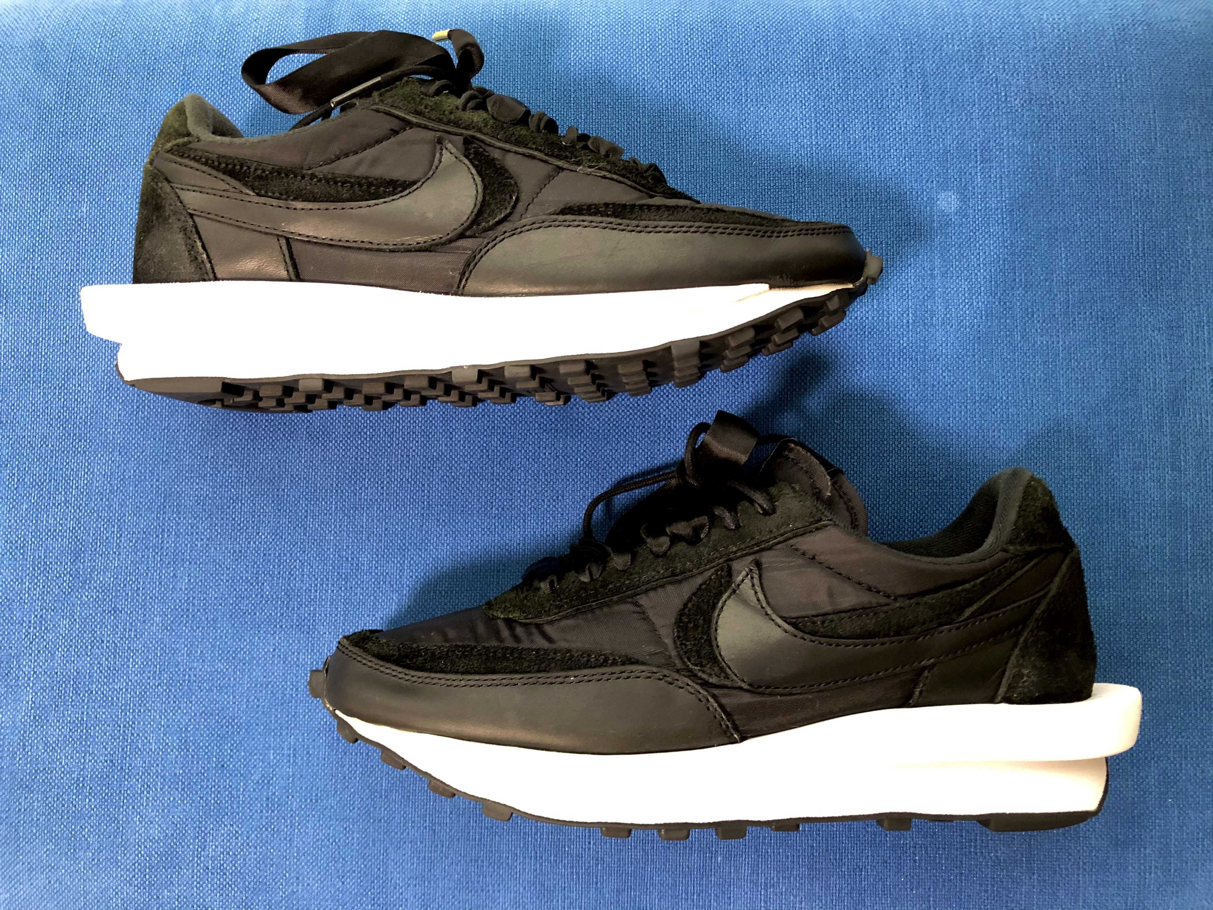 sacai × Nike LDV Waffle "Triple Black"
