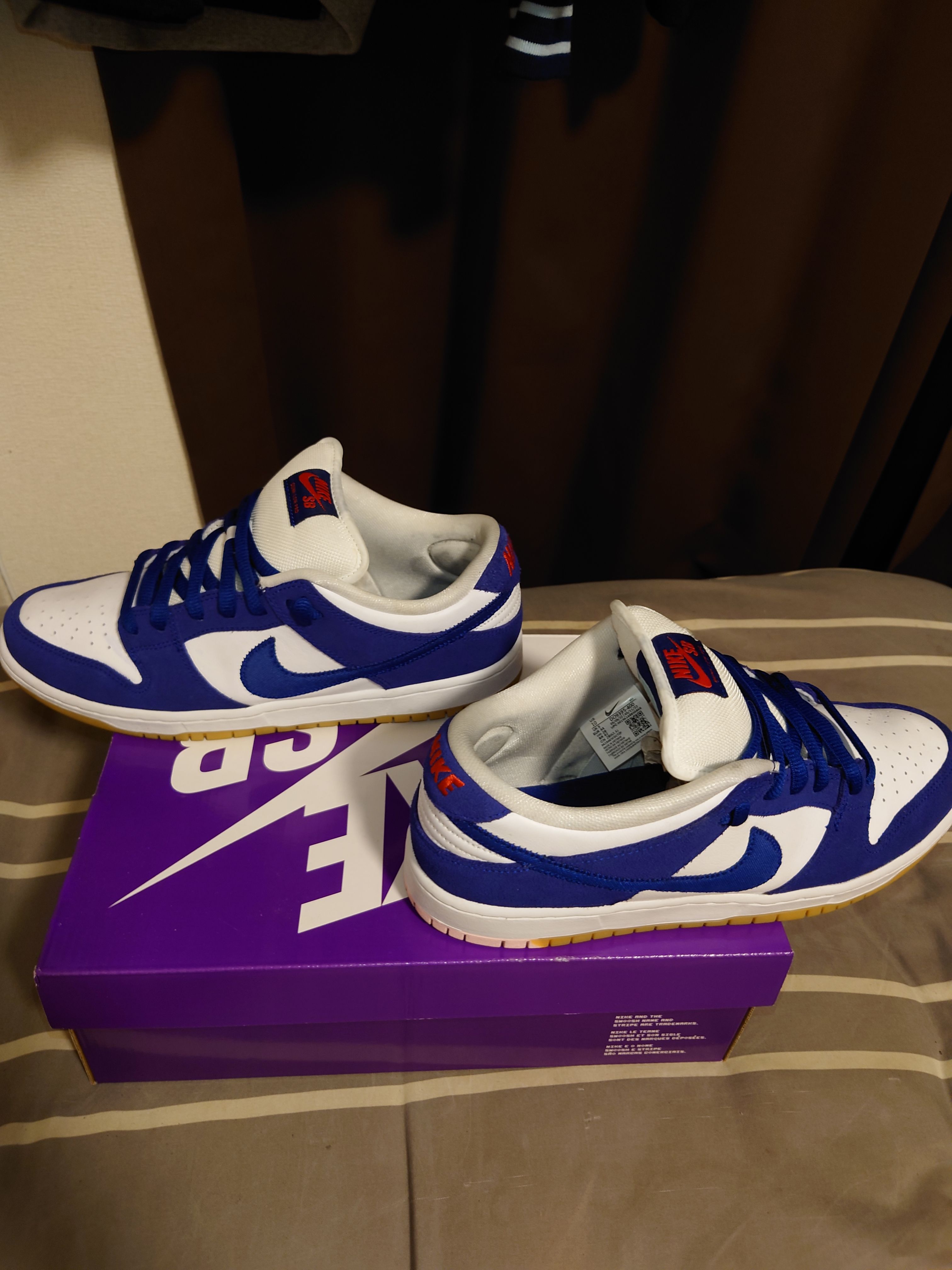 Nike SB Dunk Low "Los Angeles Dodgers/Deep Royal Blue"