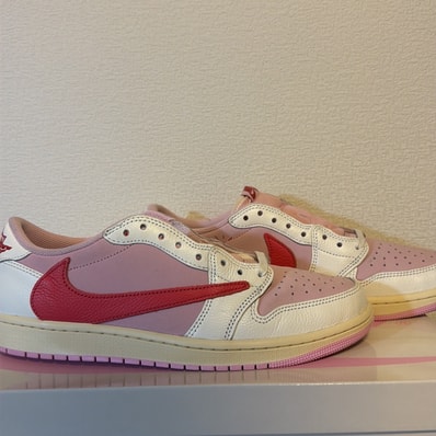 Travis Scott × Nike Air Jordan 1 Retro Low OG "Sail/Tropical Pink"