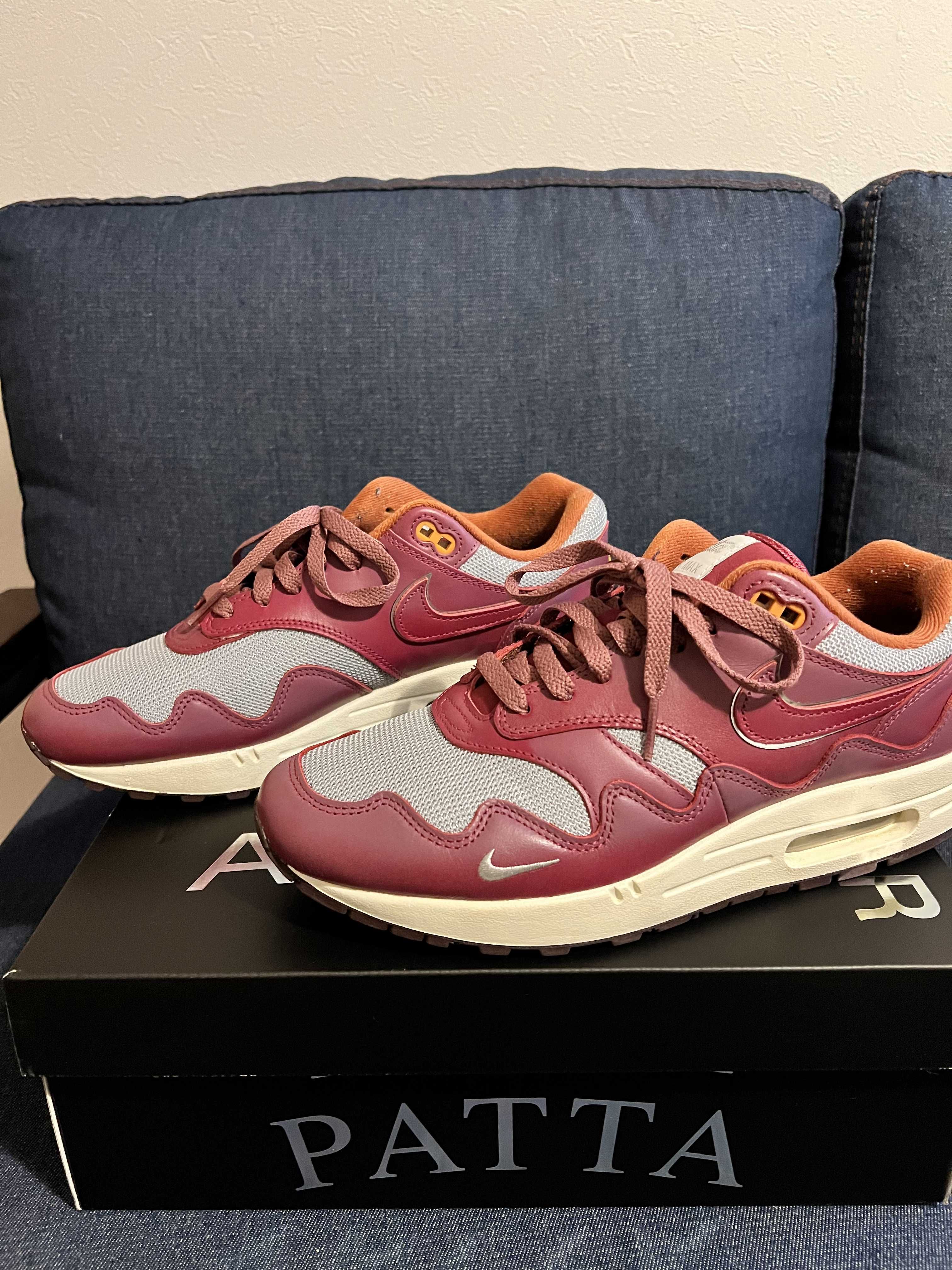 Patta × Nike Air Max 1 "Night Maroon"