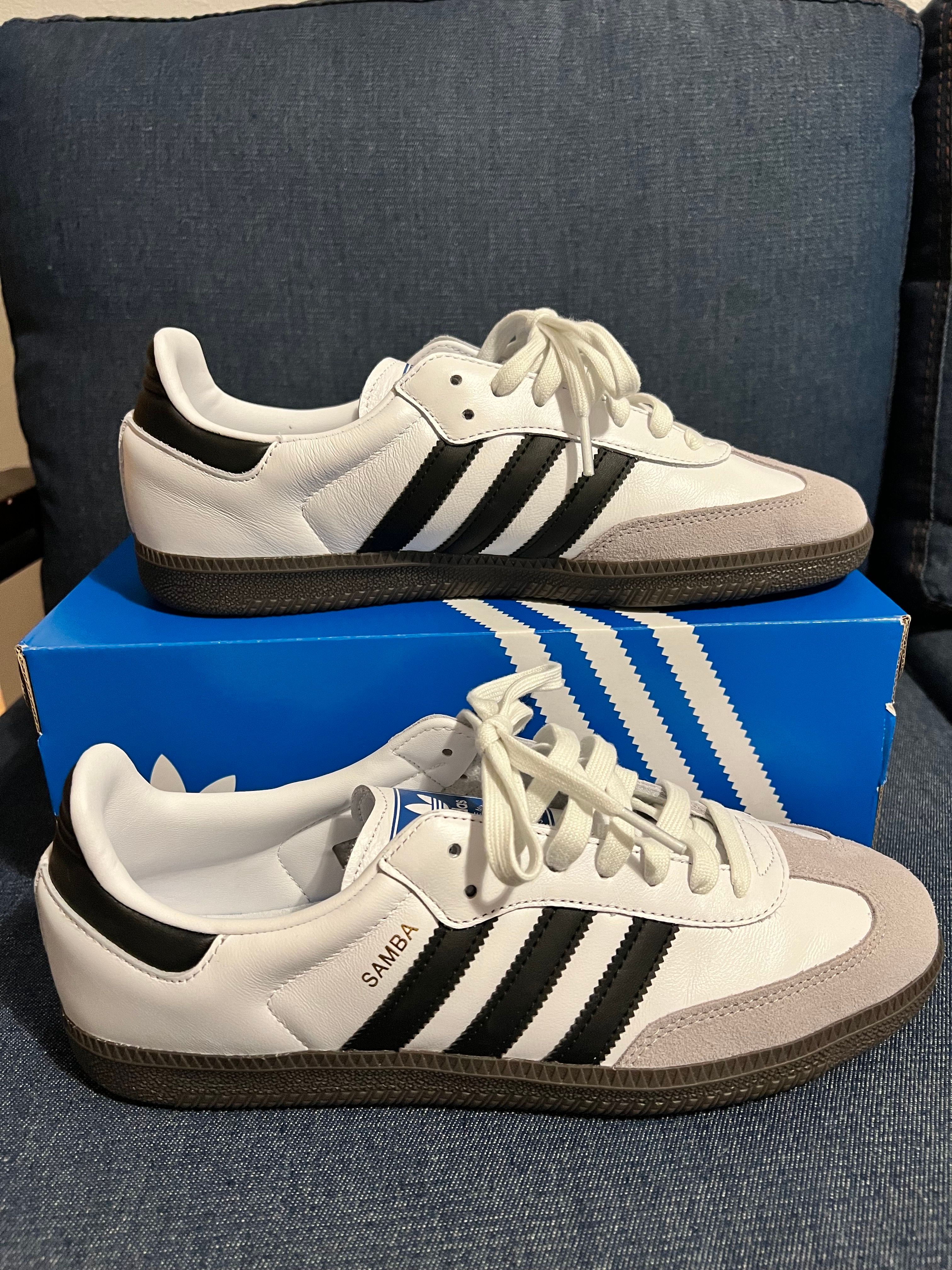 adidas Samba OG "Cloud White/Core Black/Clear Granite"