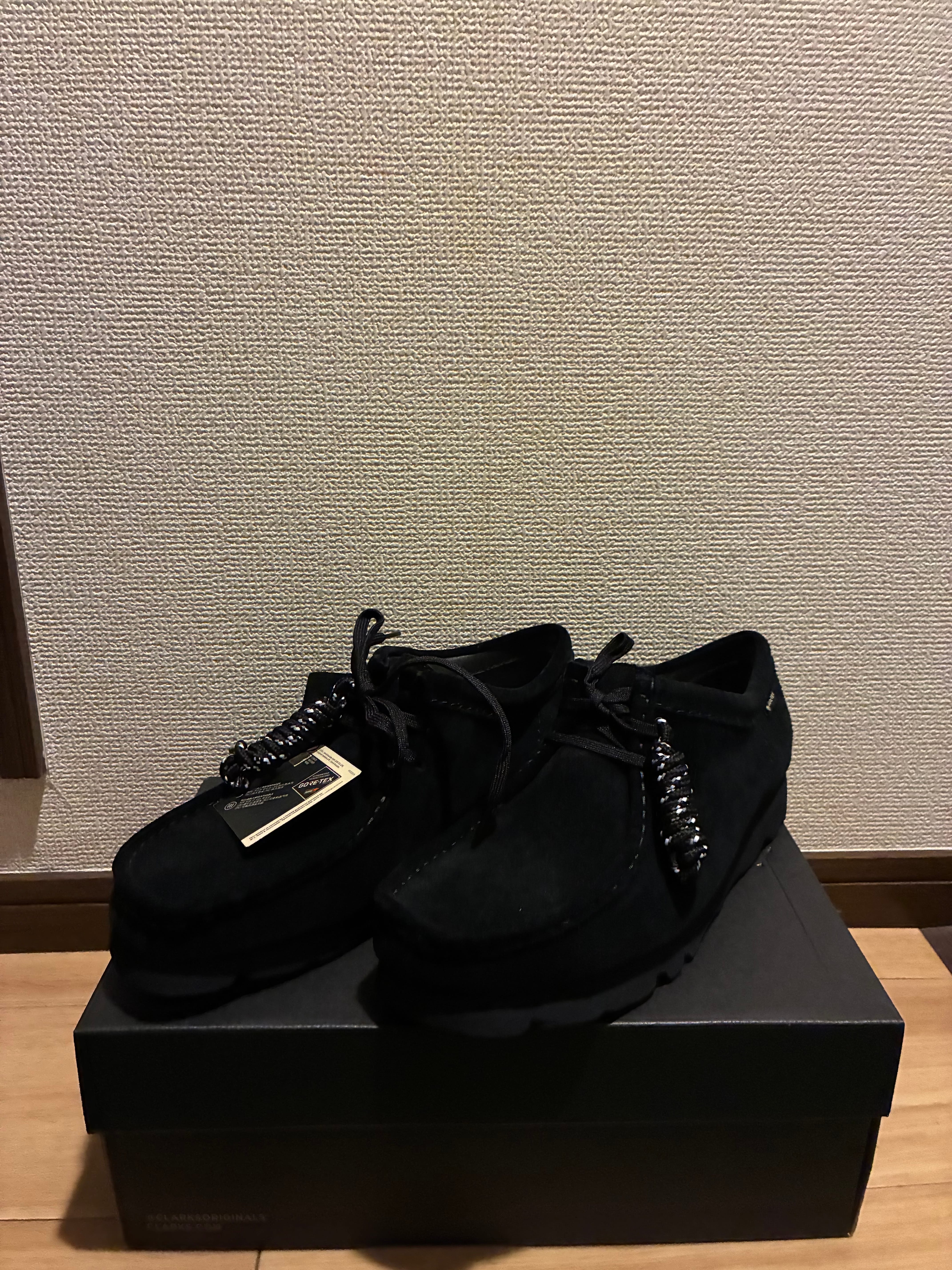 Clarks Wallabee GORE-TEX "Black Suede"