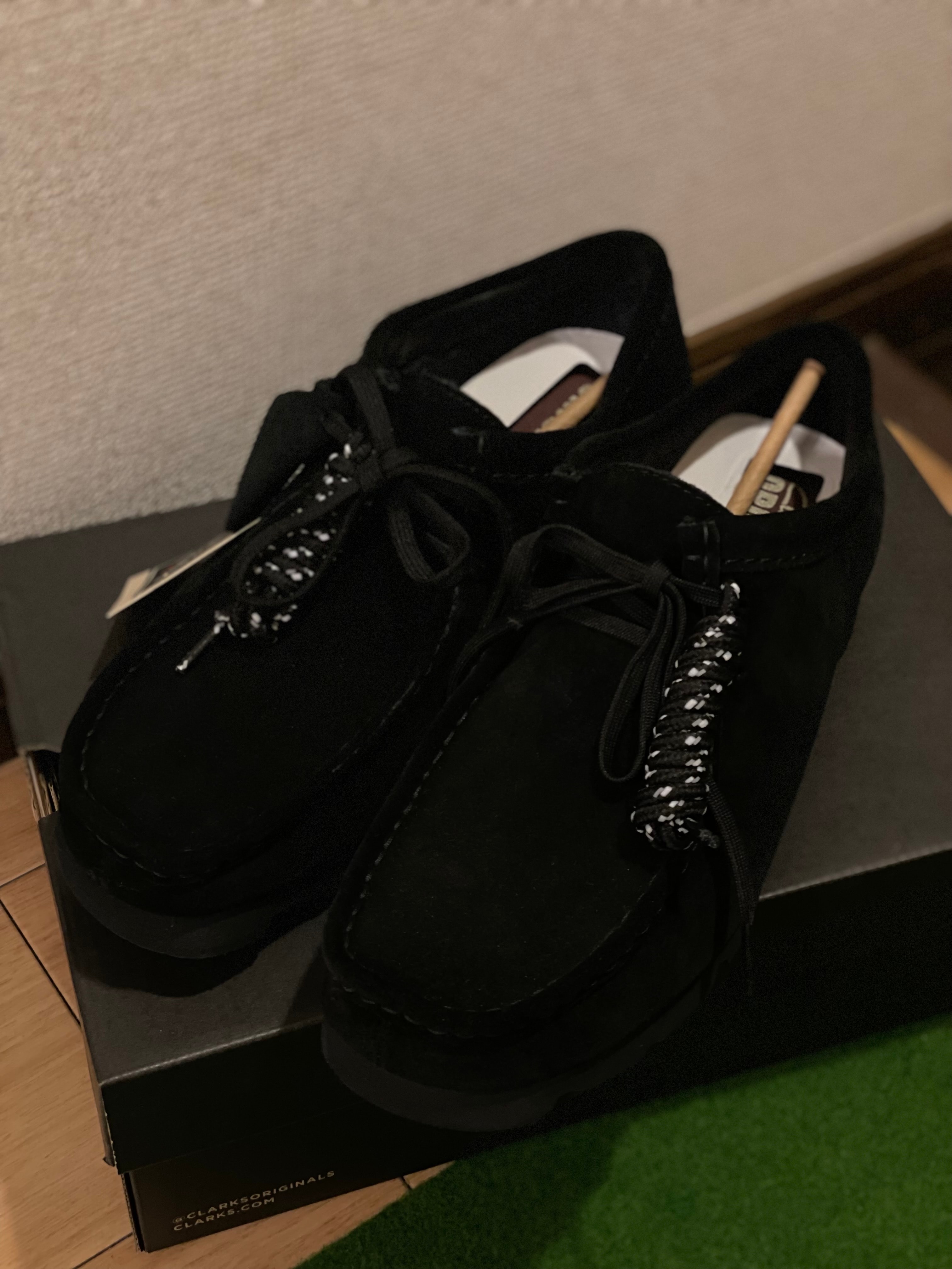 Clarks Wallabee GORE-TEX "Black Suede"