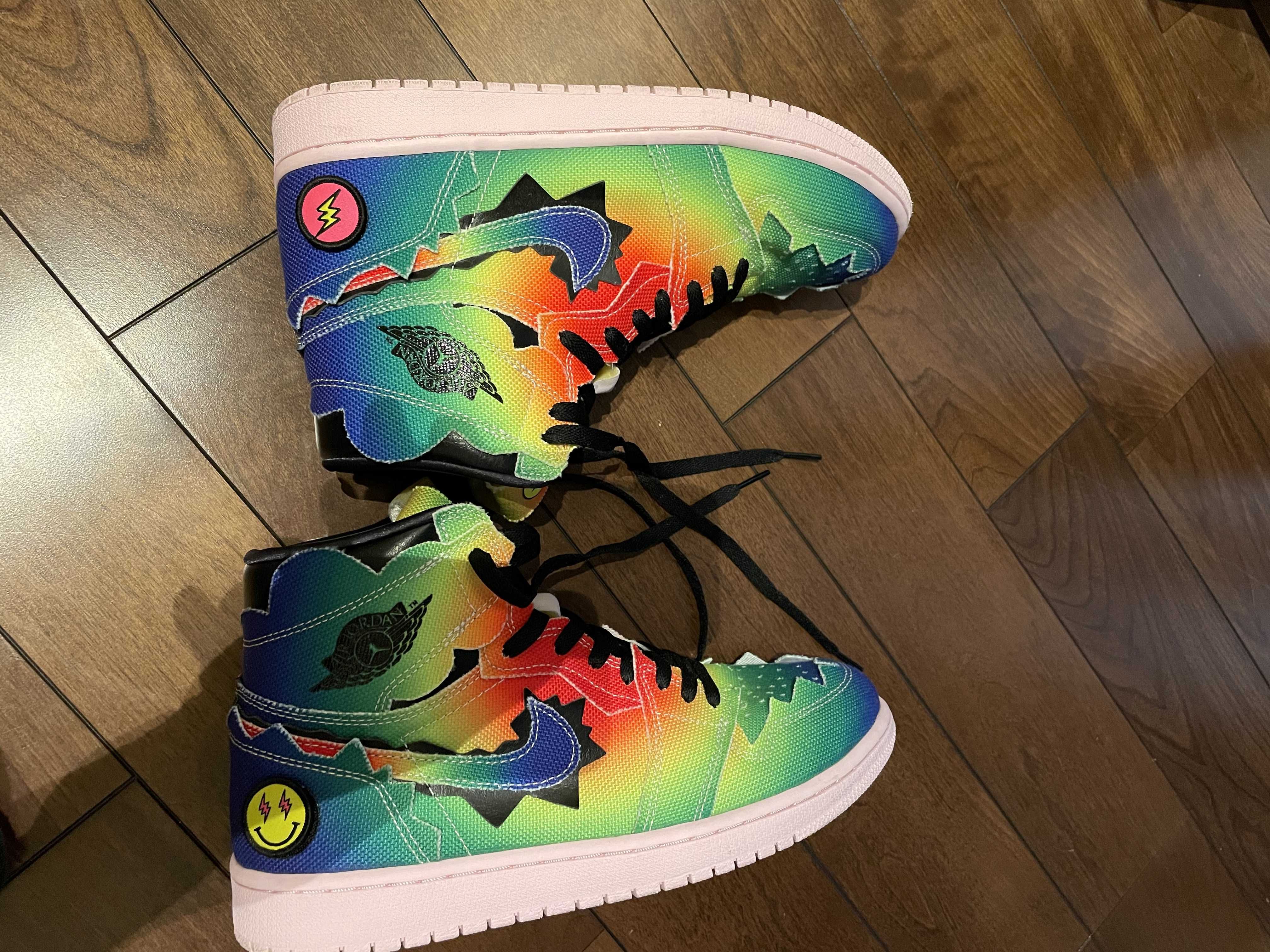J Balvin × Nike Air Jordan 1 High OG "Rainbow"