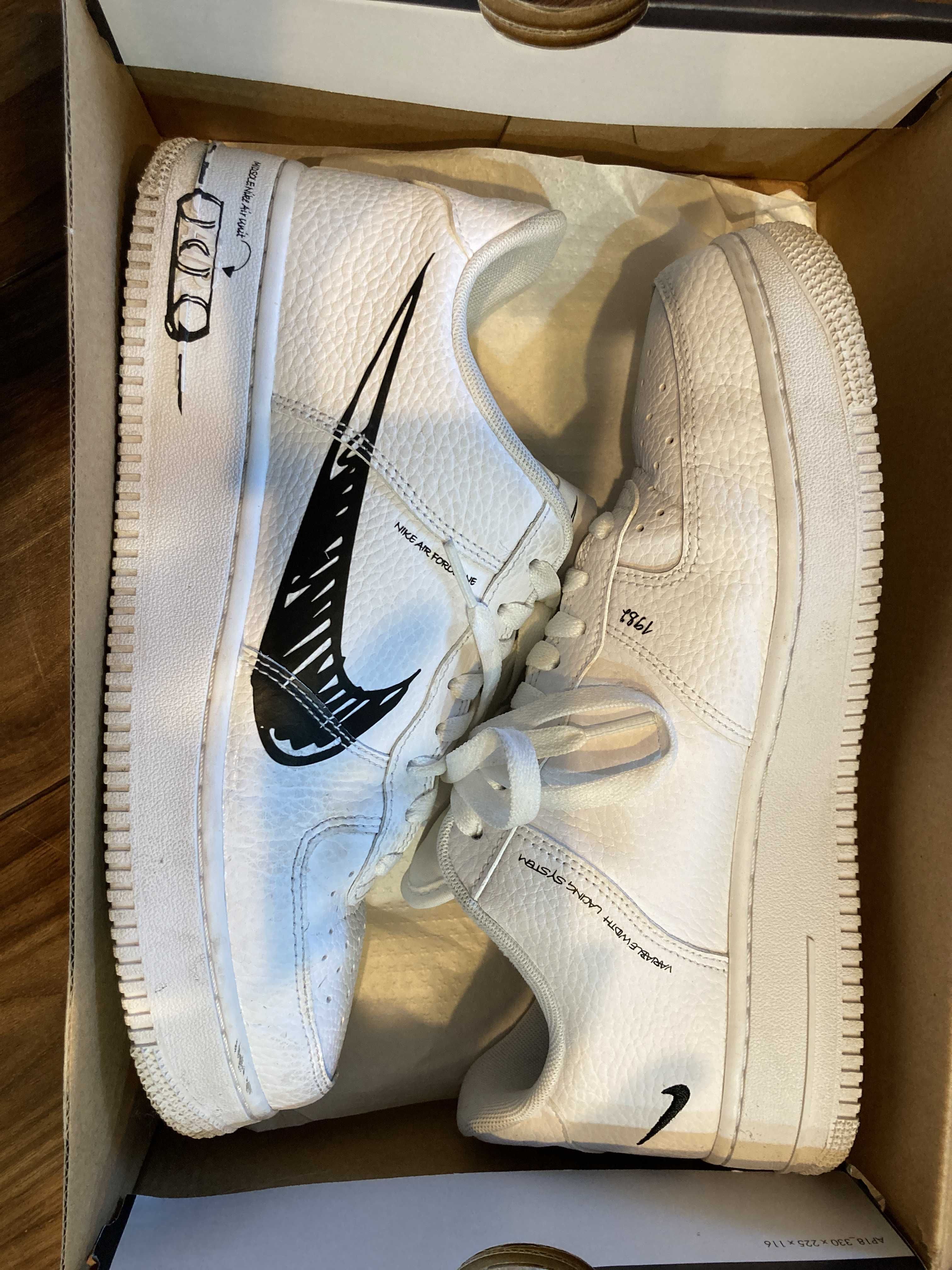 Nike Air Force 1 Low LV8 Utility "Black Sketch"