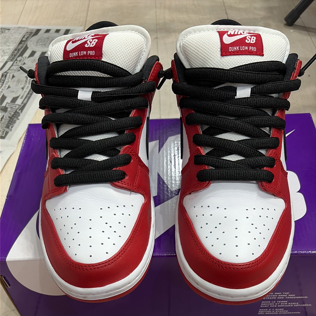 Nike SB Dunk Low Pro "J-Pack Chicago/Varsity Red and White"