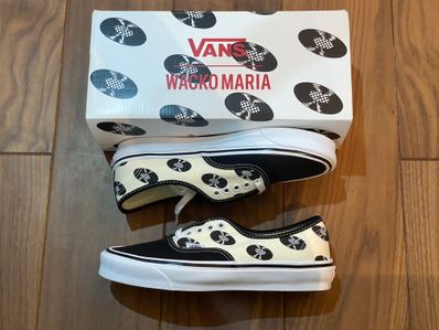 WACKO MARIA × Vans Vault OG Authentic LX "Classic White-Records"