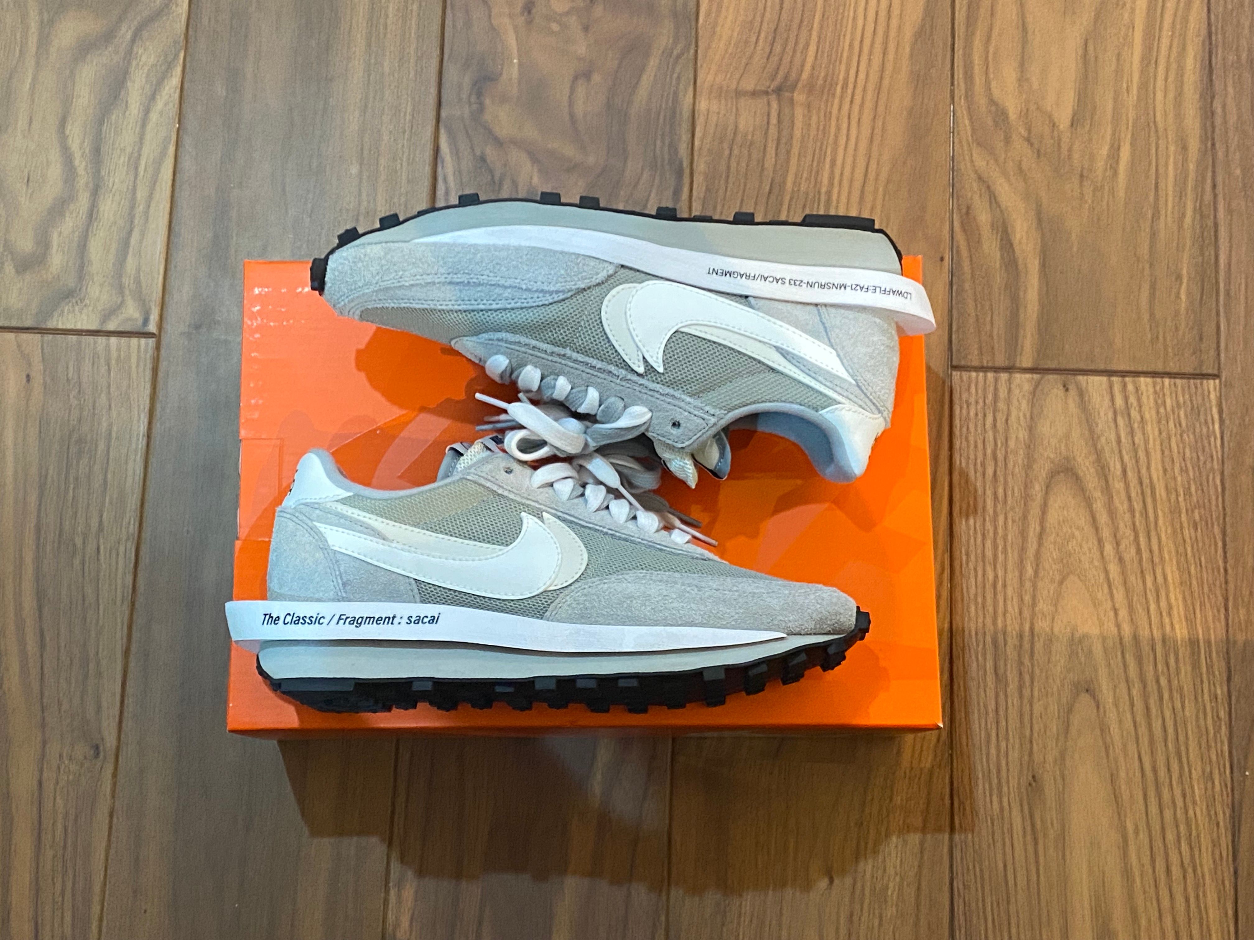 Fragment × sacai × Nike LD Waffle "Light Smoke Grey"