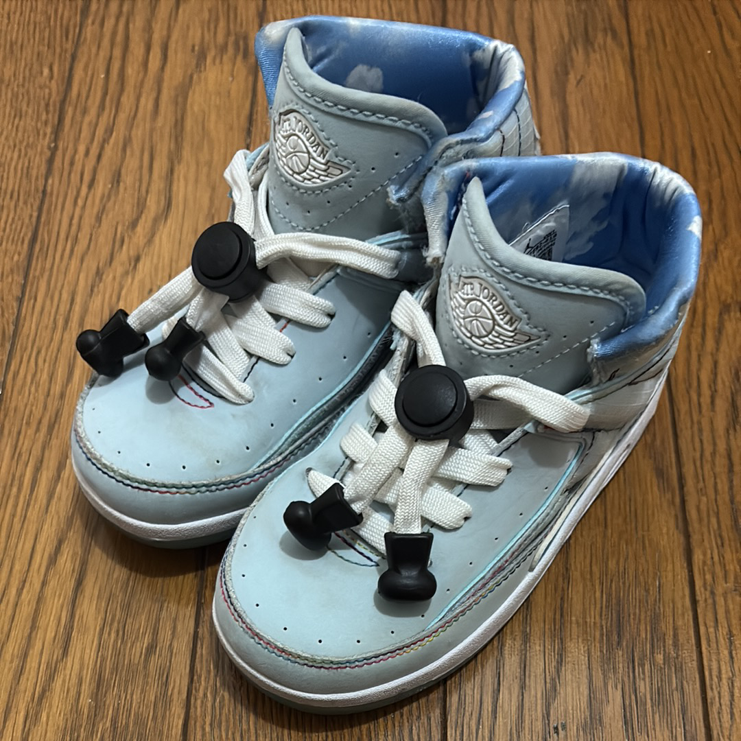 J Balvin × Nike TD Air Jordan 2 Retro SP "Celestine Blue/White/Multi Color"
