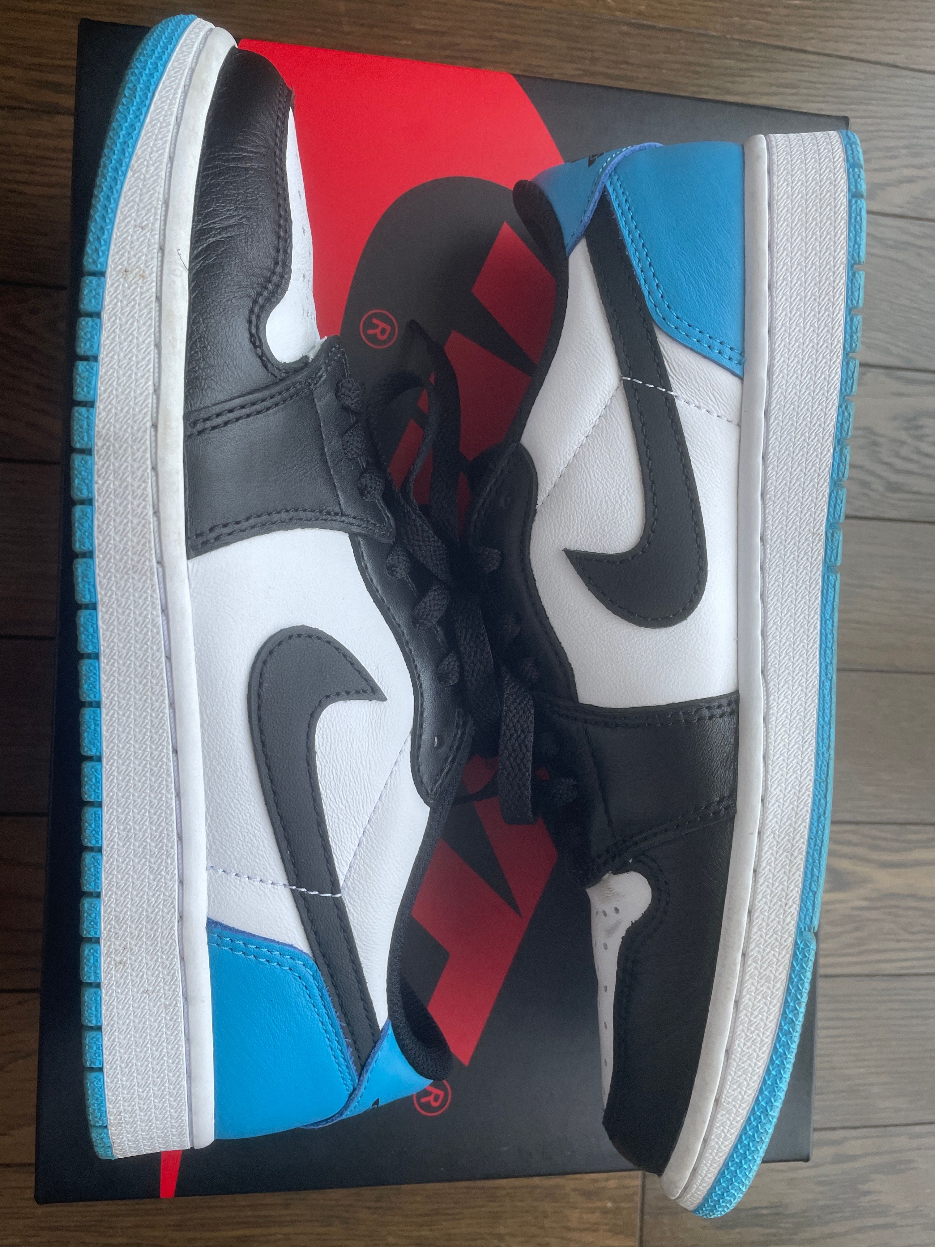 ナイキ エアジョーダン1 ロー OG \"ブラック&ダークパウダーブルー/UNC\" Nike Air Jordan 1 Low OG 