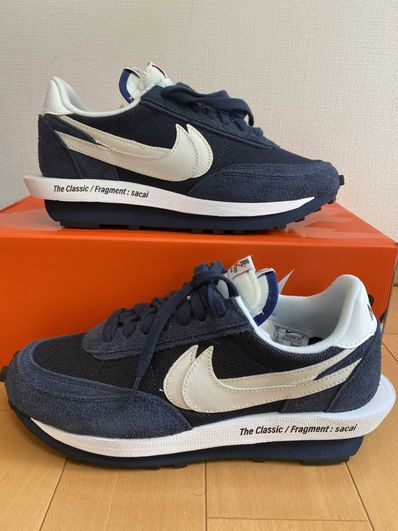 Fragment × sacai × Nike LD Waffle "Blackended Blue"