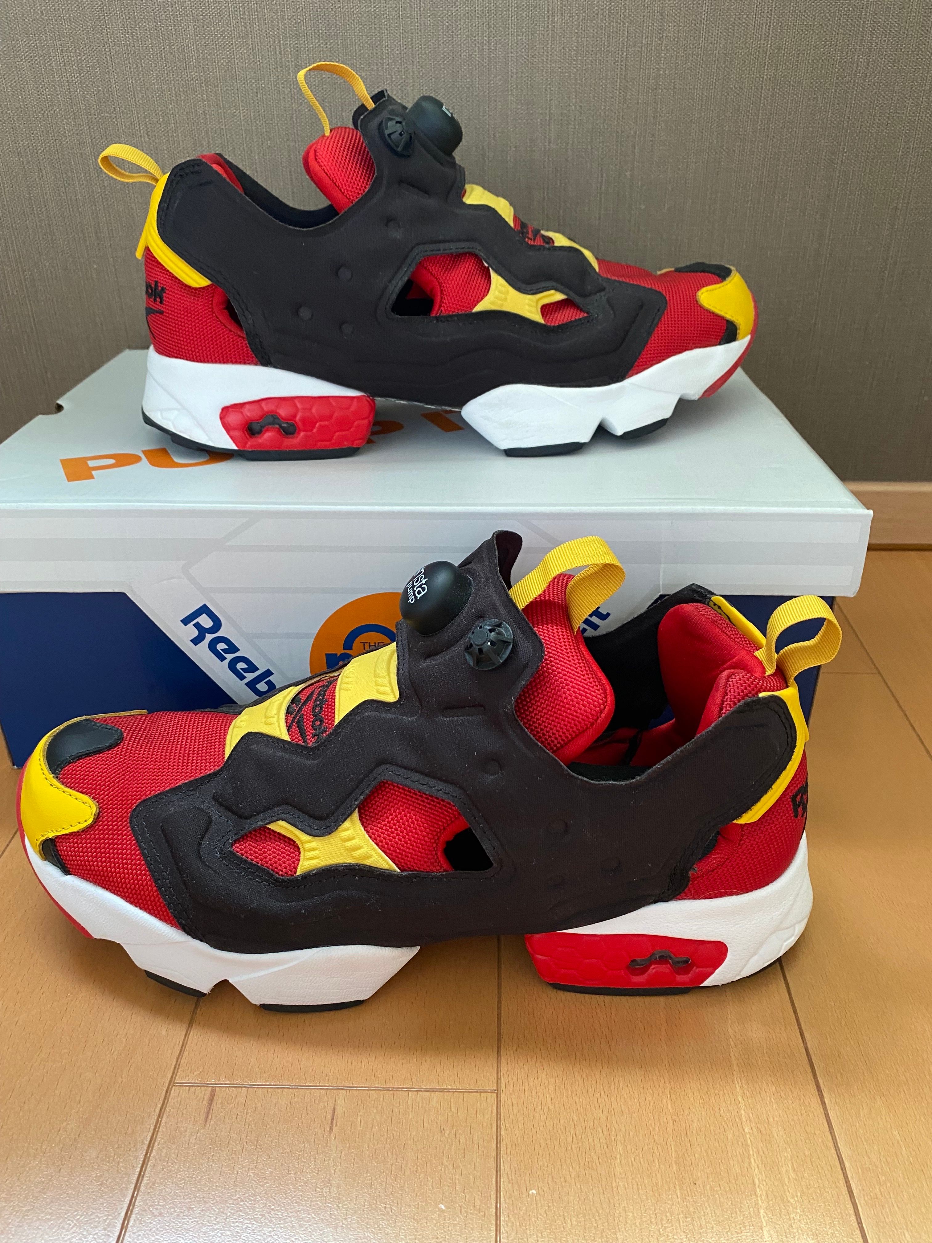 REEBOK INSTAPUMP FURY OG MU "RED/BLACK/YELLOW"