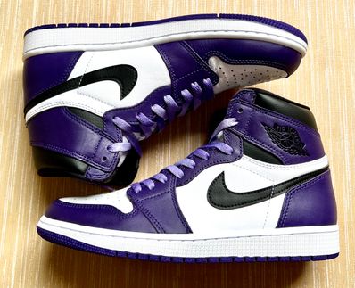Nike Air Jordan 1 Retro High OG "Court Purple White/Black" (2020)