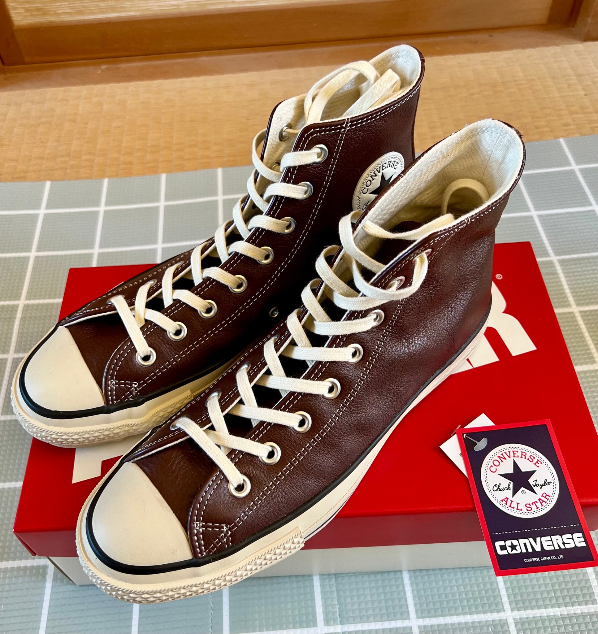 Converse Leather All Star J Hi "Brown"