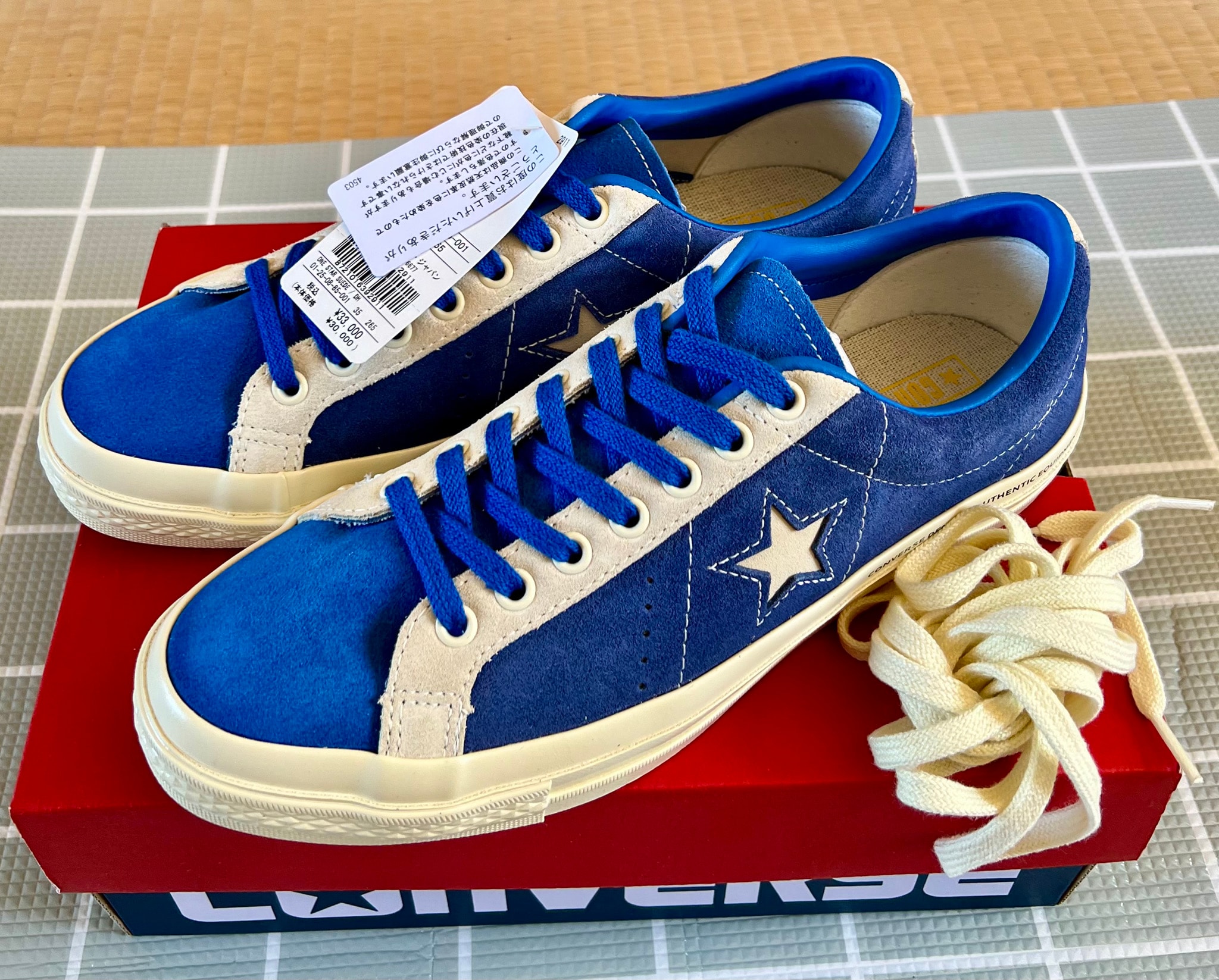 DENHAM × Converse One Star Suede "Blue"