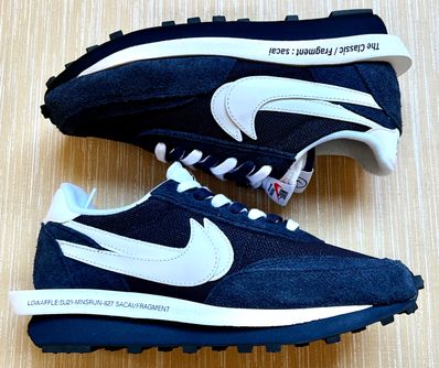 Fragment × sacai × Nike LD Waffle "Blackended Blue"