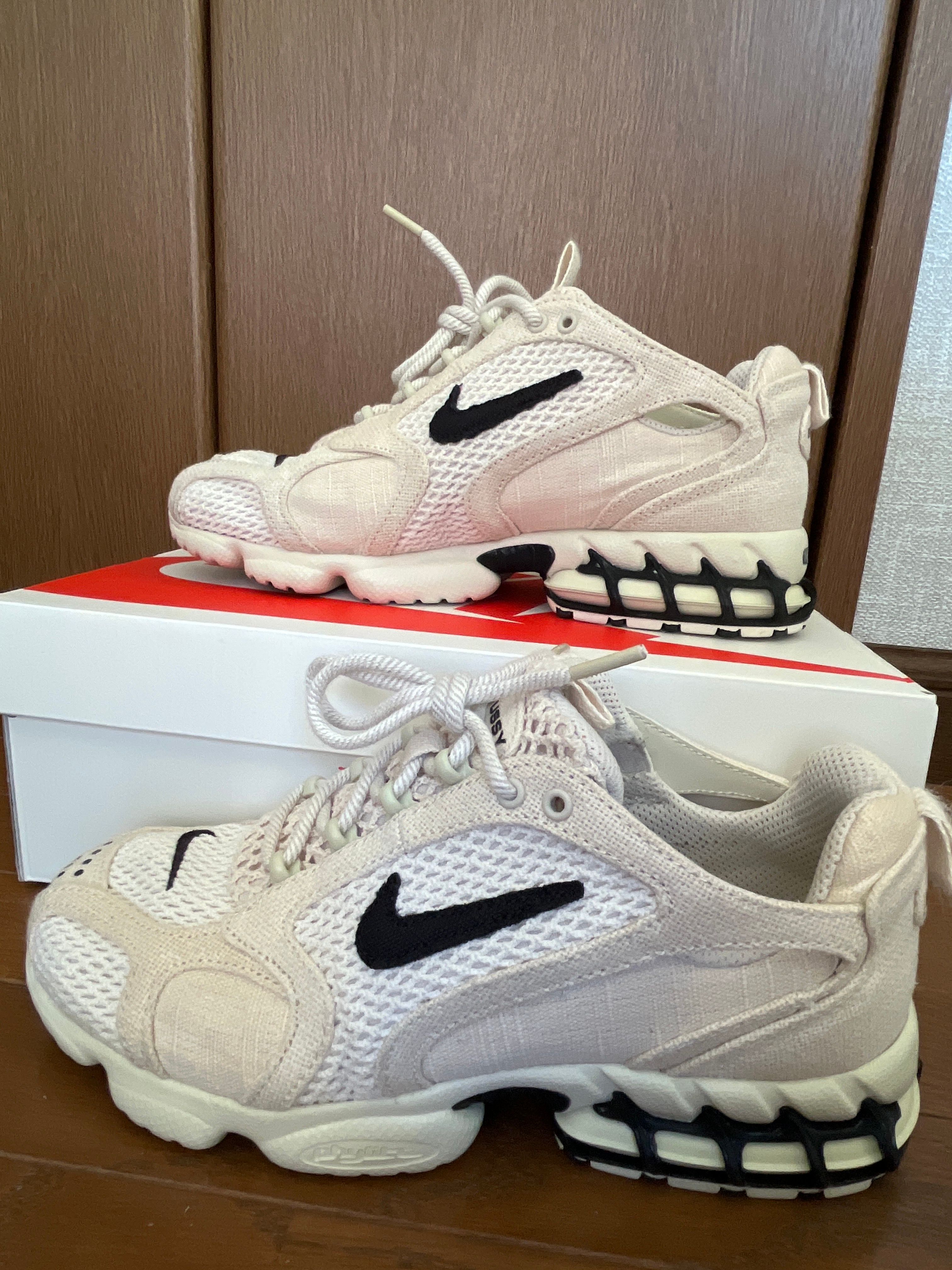 Stussy × Nike Air Zoom Spiridon CG 2 "Fossil/Black"