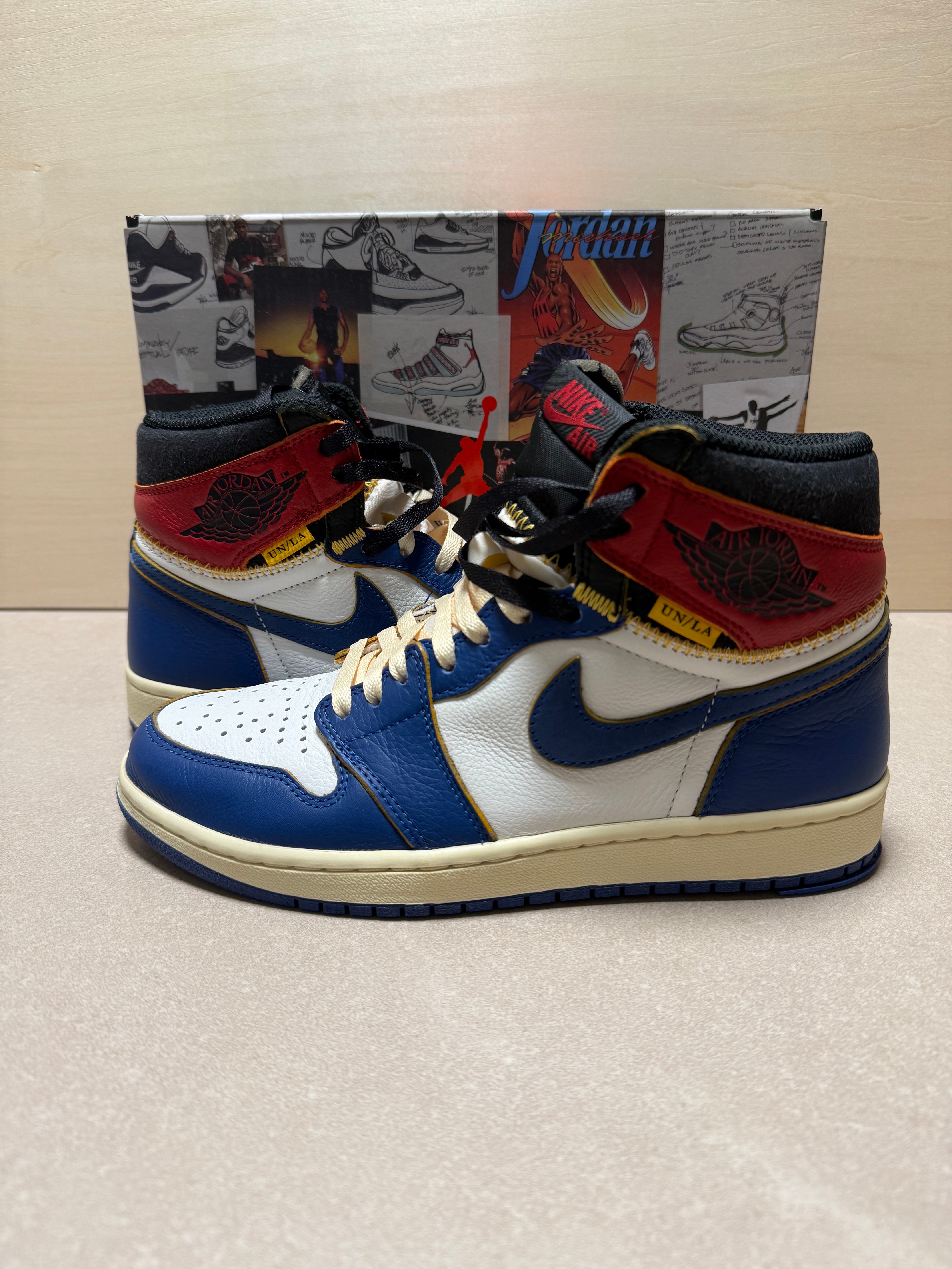 UNION × Nike Air Jordan 1 Retro High OG NRG "Storm Blue/Varsity Red"