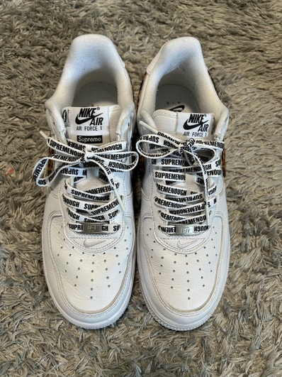 GOODENOUGH × Supreme × Nike Air Force 1 Low "White/Leopard" (25SS Week15)