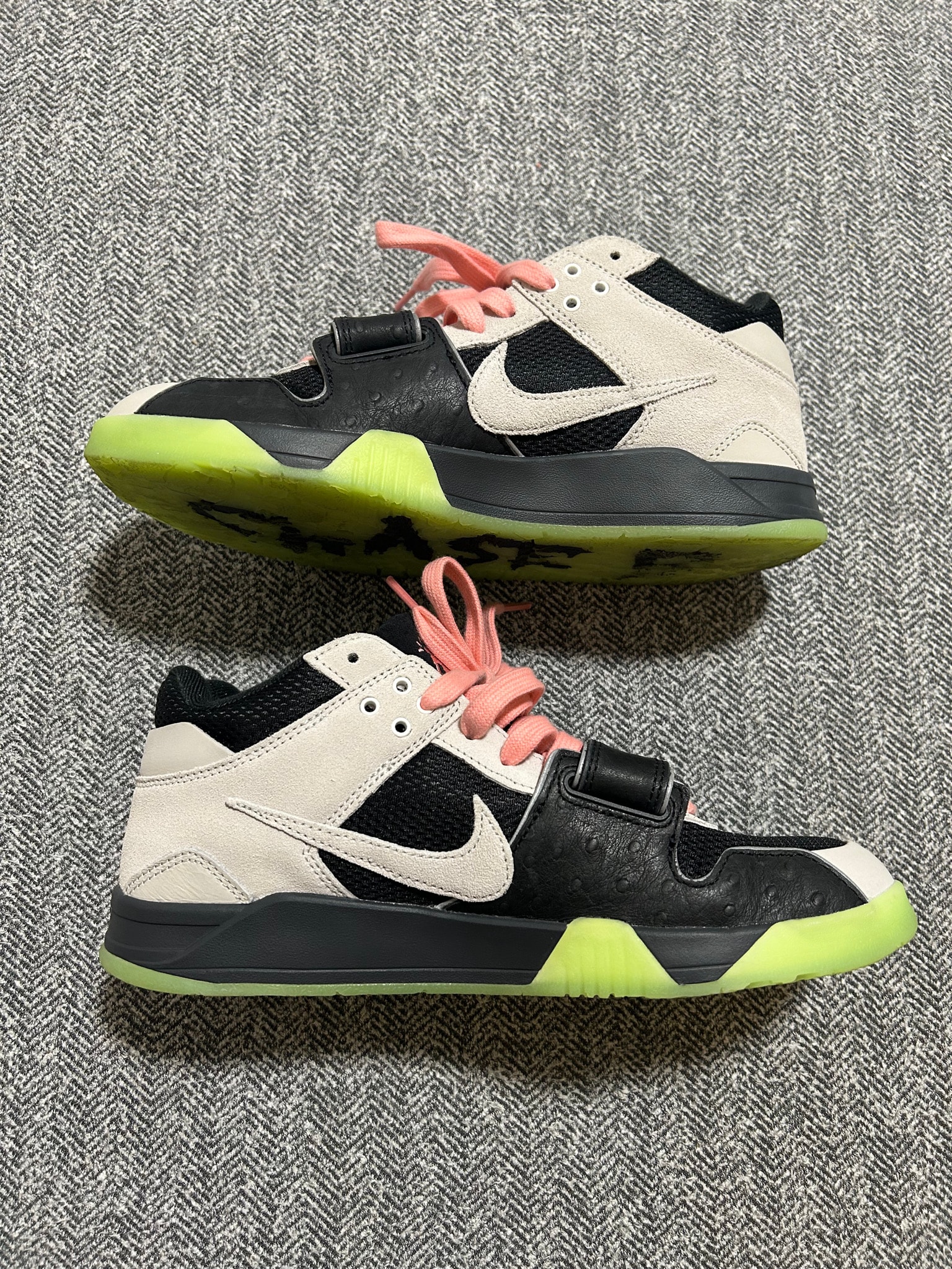 Travis Scott × Chase B × Nike Jumpman Jack TR CJ1 T-Rexx "Night Silver"