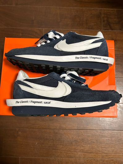 Fragment × sacai × Nike LD Waffle "Blackended Blue"