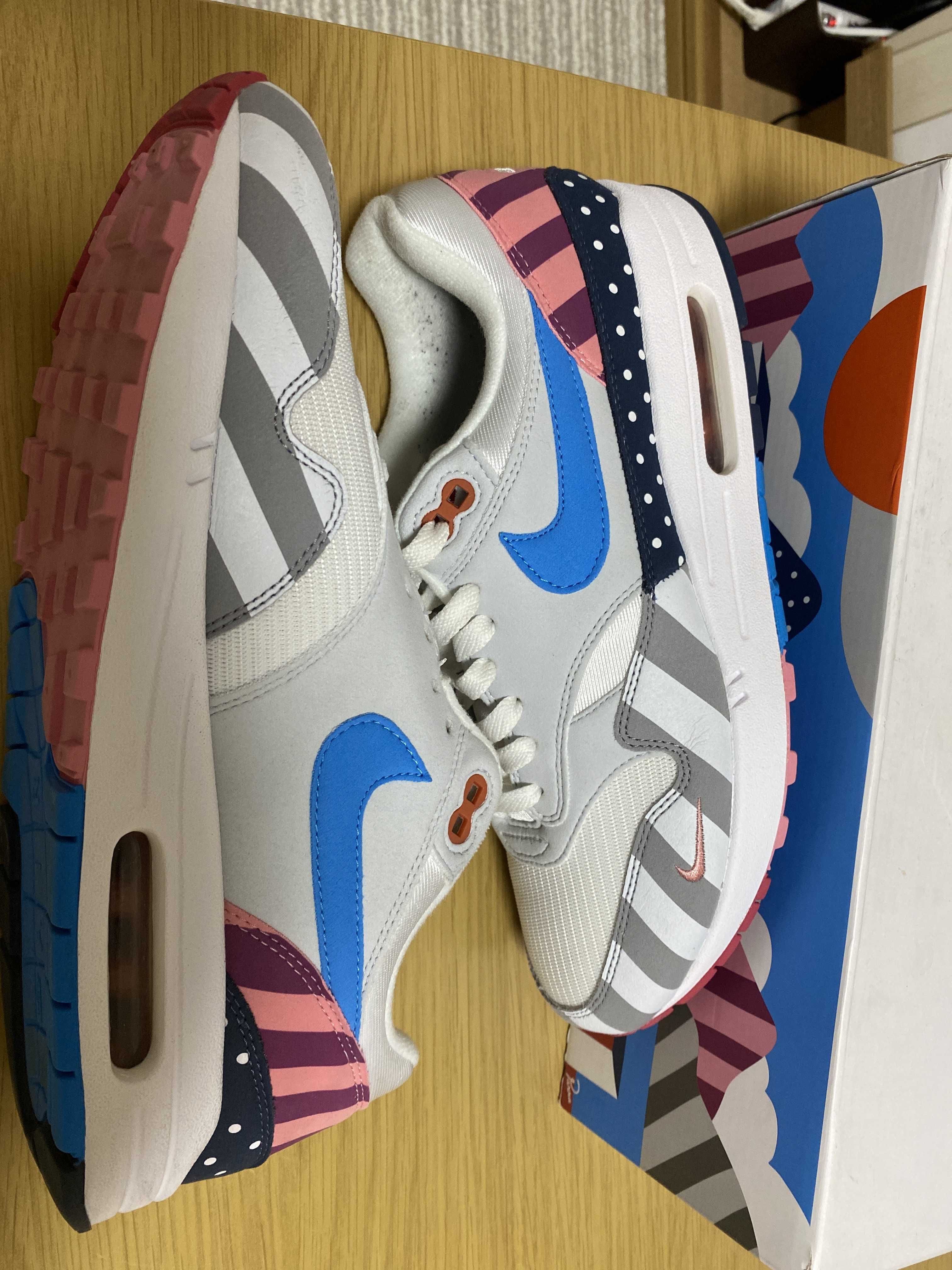 Parra × Nike Air Max 1 "White/Pure Platinum"