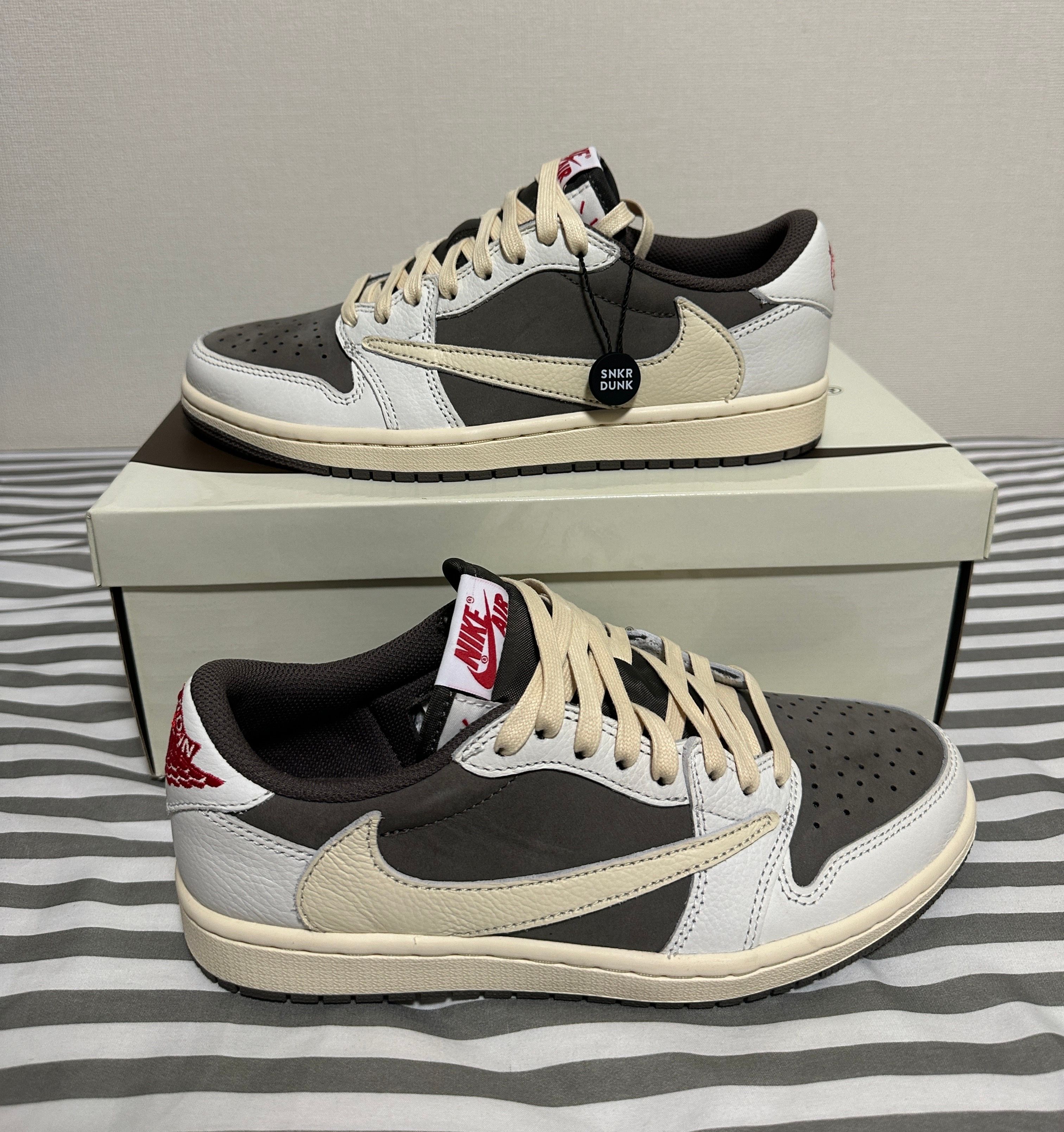 Travis Scott × Nike Air Jordan 1 Low OG SP "Reverse Mocha/Sail and Ridgerock"